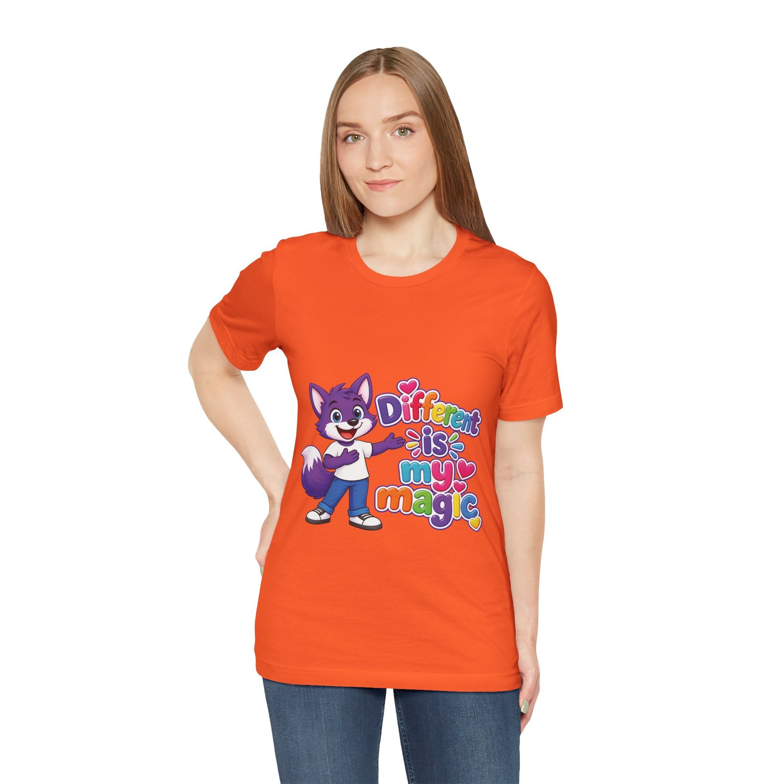 Different is My Magic T-Shirt — Unisex Jersey Short Sleeve Tee - Image 13