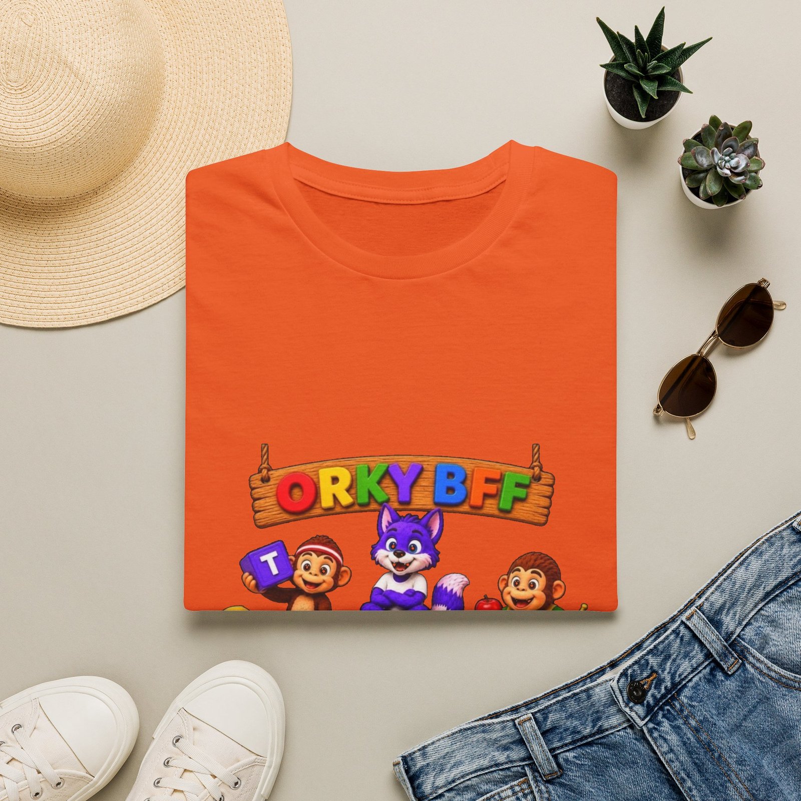 Unisex Softstyle T-Shirt — Colorful Educational Cartoon Tee for Toddlers & Preschoolers - Image 17