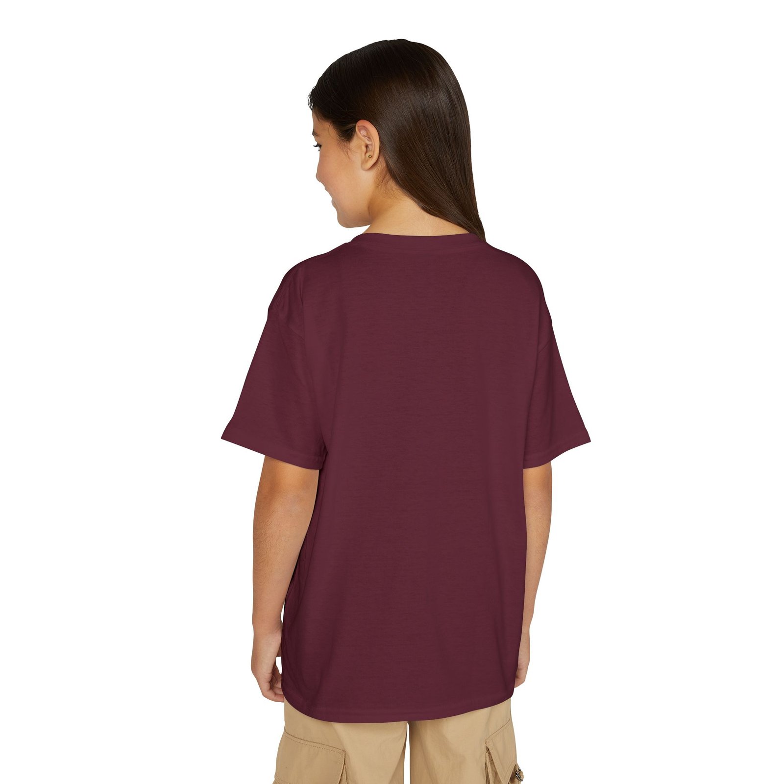 Youth DryBlend® T-Shirt — Cute Purple Husky 'What kids say when they want to play OR KY' Kids Tee - Image 24