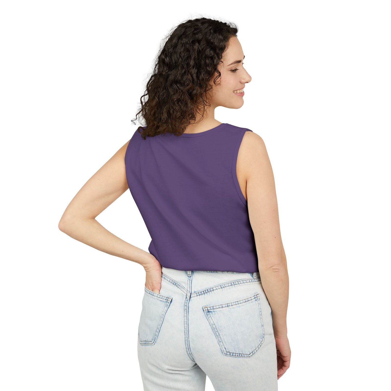 Unisex Garment-Dyed Tank Top — 'ORKY BFF: The Future of Kids Learning' Colorful Playful Tee - Image 59
