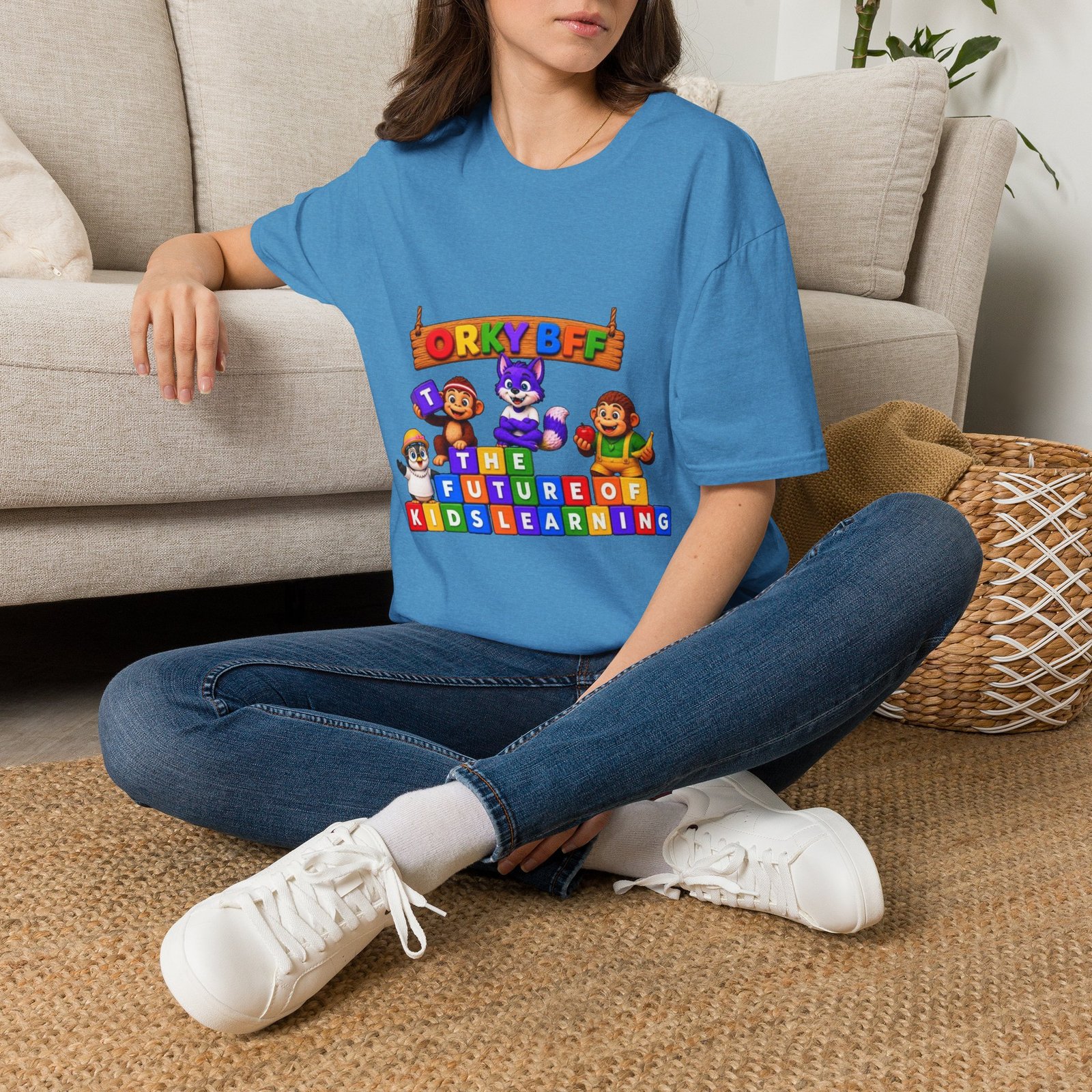 Unisex Softstyle T-Shirt — Colorful Educational Cartoon Tee for Toddlers & Preschoolers - Image 30
