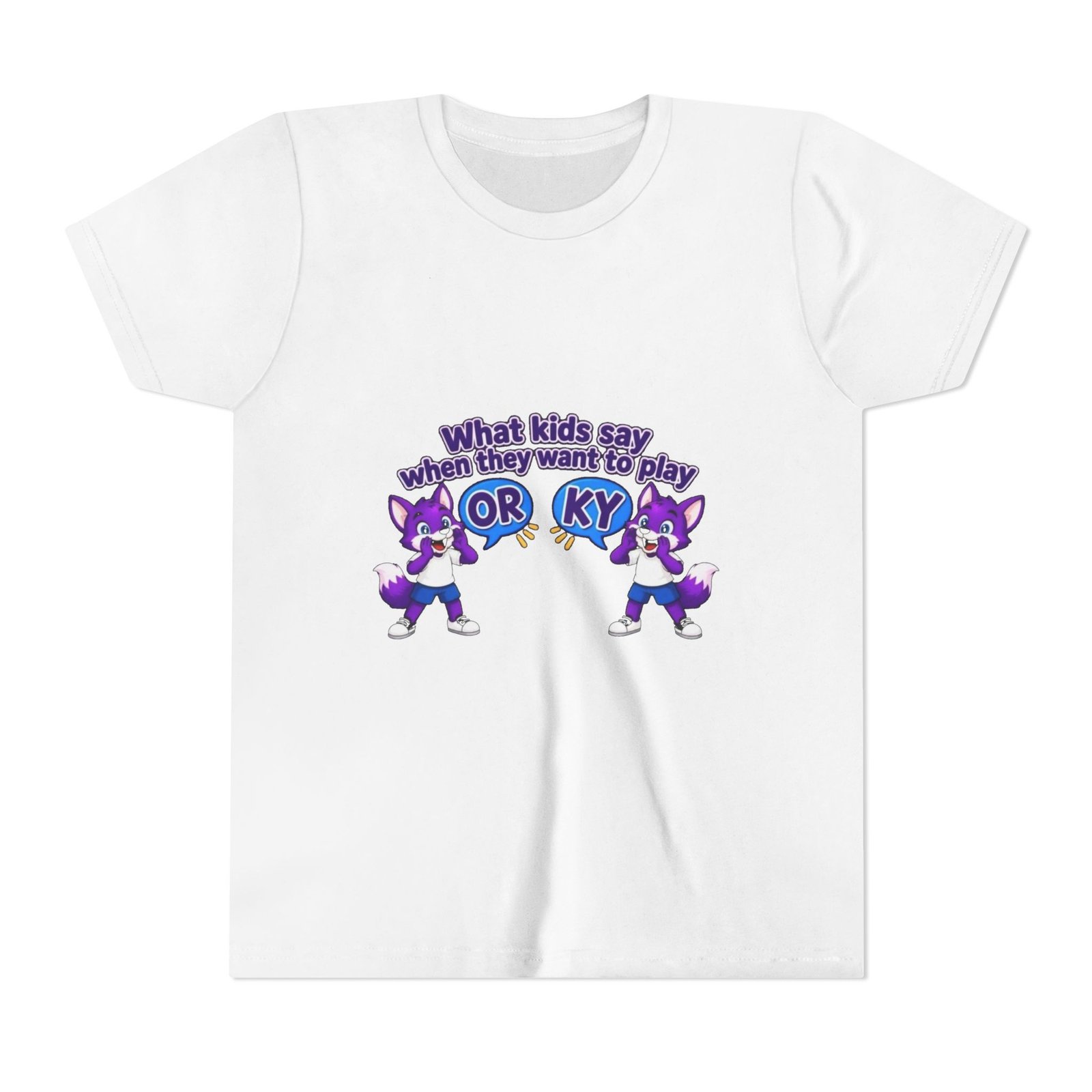 Youth Short Sleeve Tee — "What Kids Say "