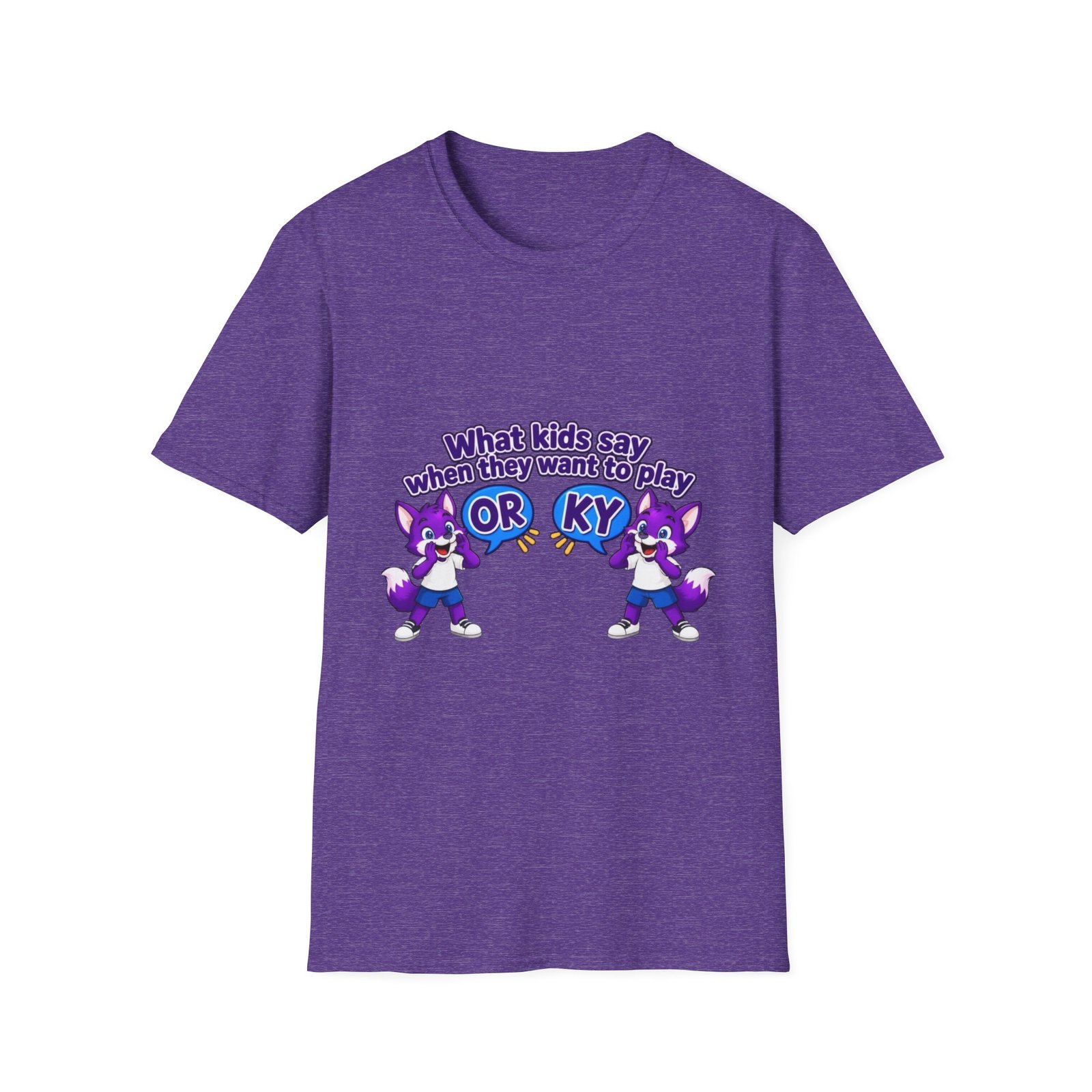 Unisex Softstyle T-Shirt — "What kids say when they want to play" - Image 39