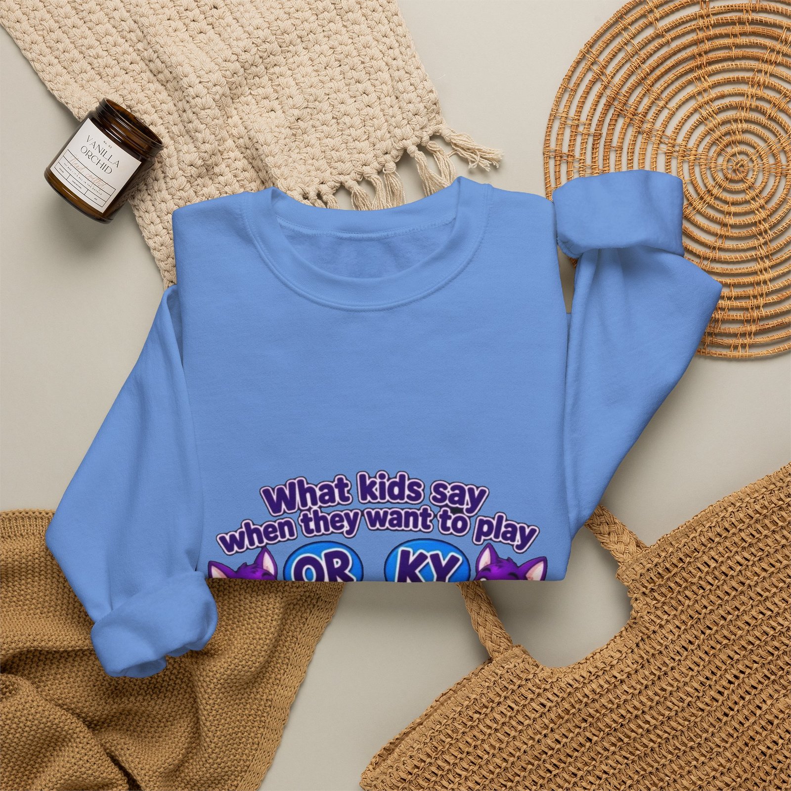 Unisex Heavy Blend™ Crewneck Sweatshirt - 'What Kids Say ' - Image 49