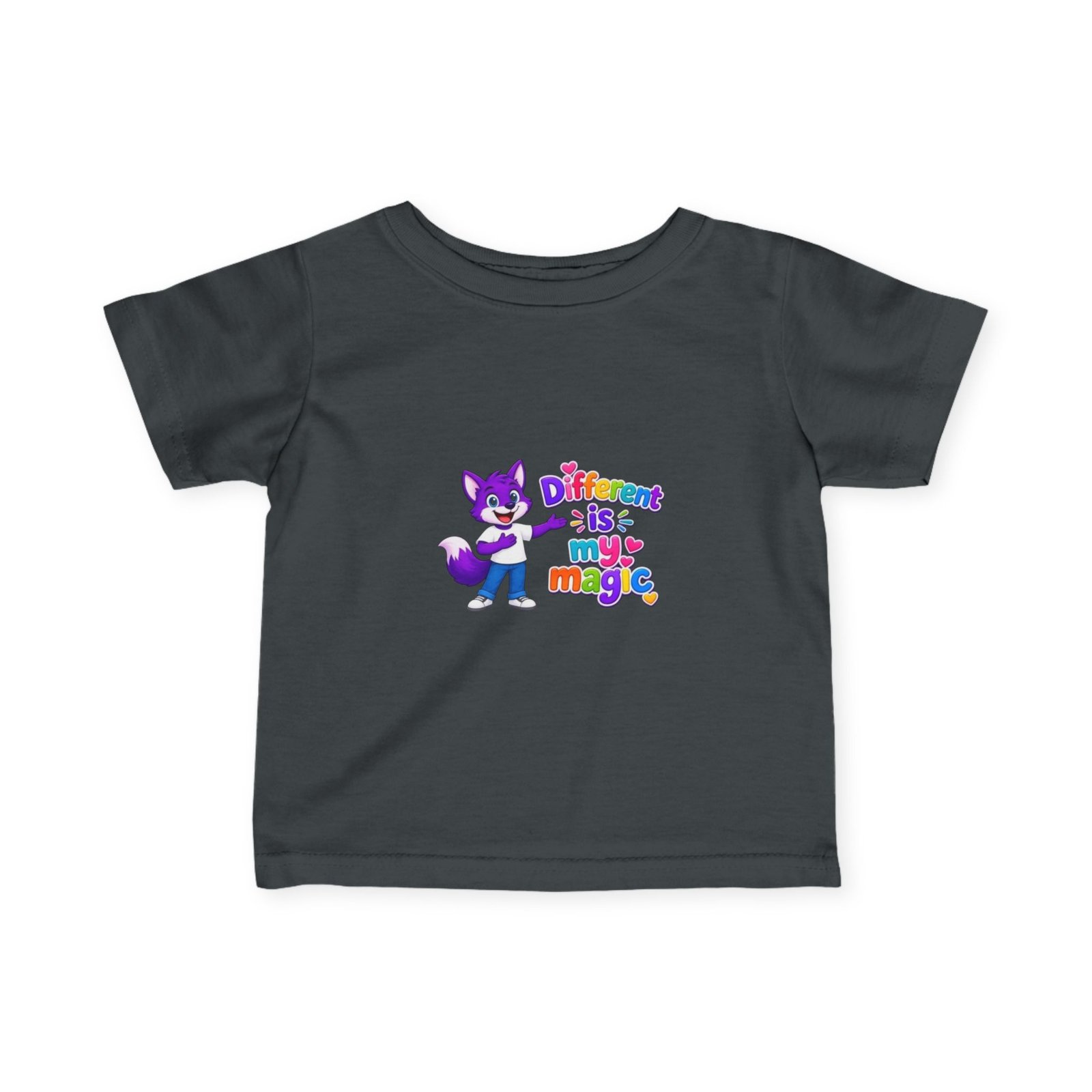 Infant Fine Jersey Tee— "Different is my Magic" - Image 37