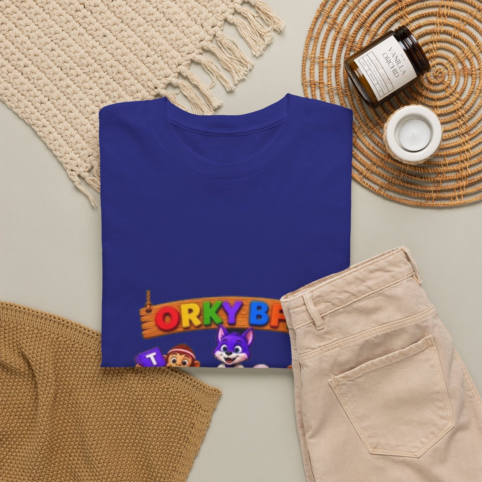 Unisex Heavy Cotton Tee — "ORKYBFF: The Future of Kids Learning" - Image 27