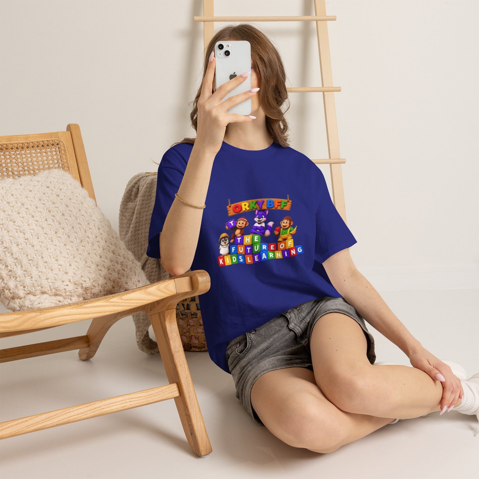 Unisex Heavy Cotton Tee — "ORKYBFF: The Future of Kids Learning" - Image 28
