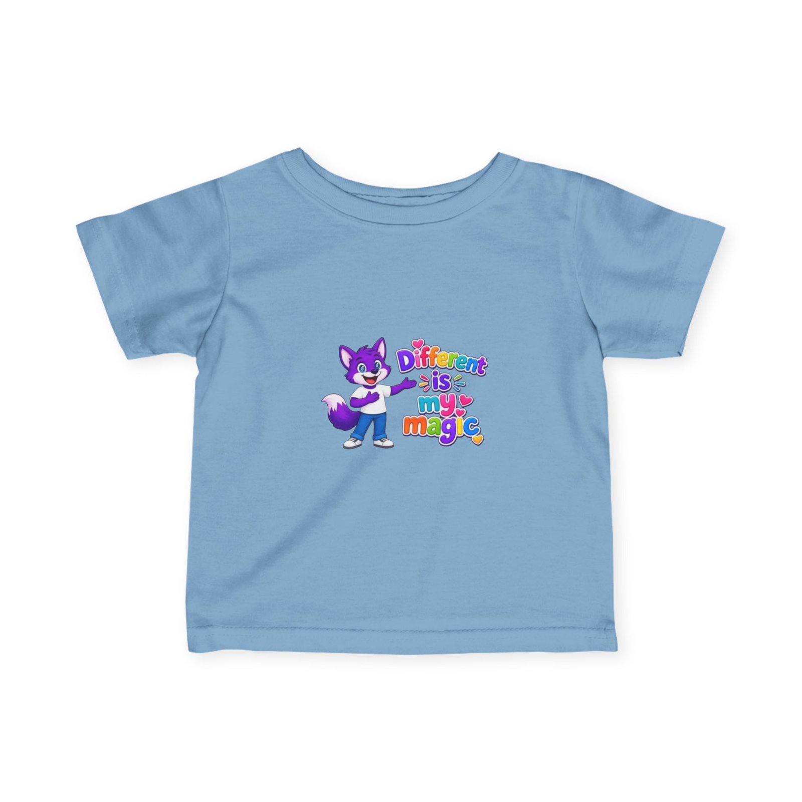 Infant Fine Jersey Tee— "Different is my Magic" - Image 29