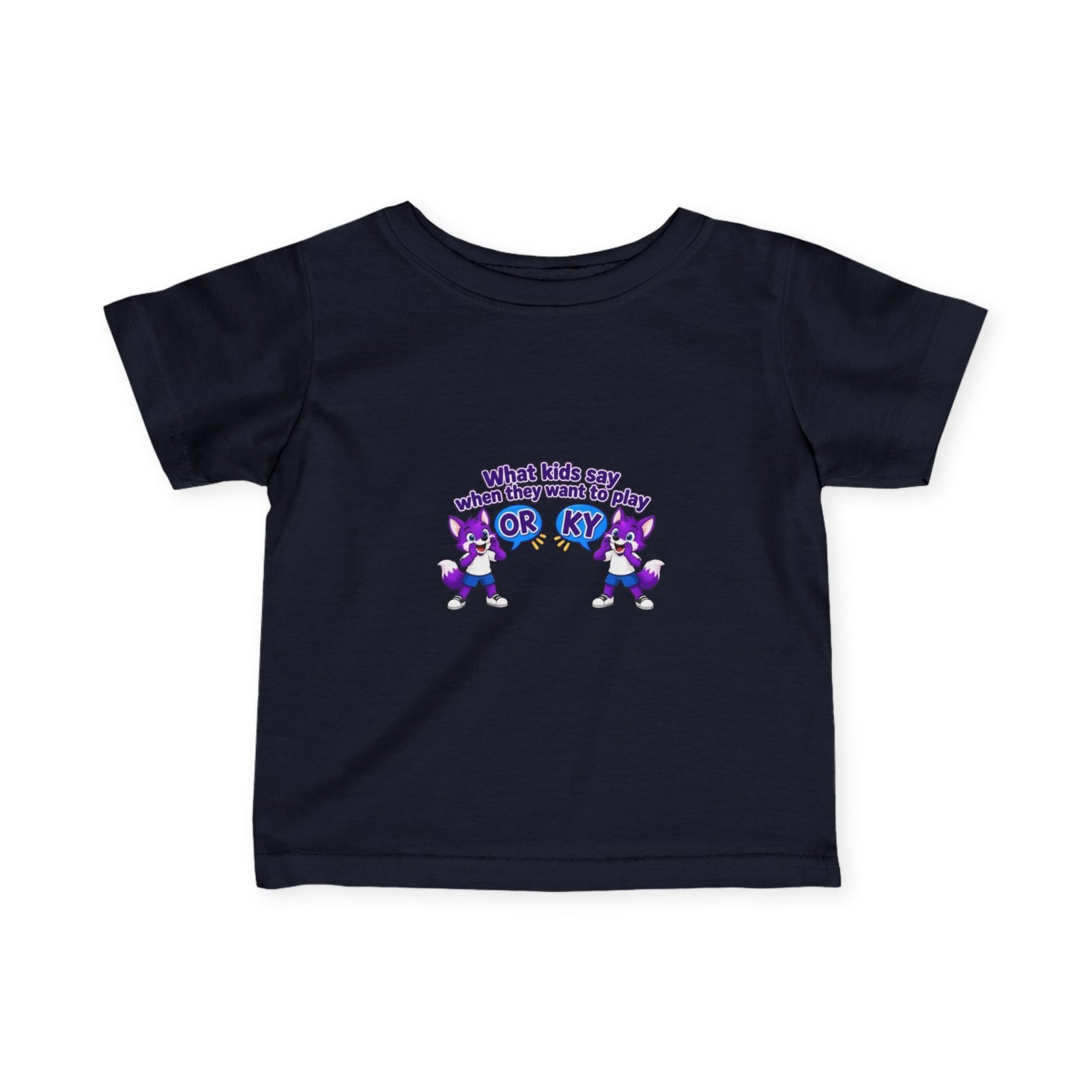 Infant Fine Jersey Tee — "What kids say " - Image 49