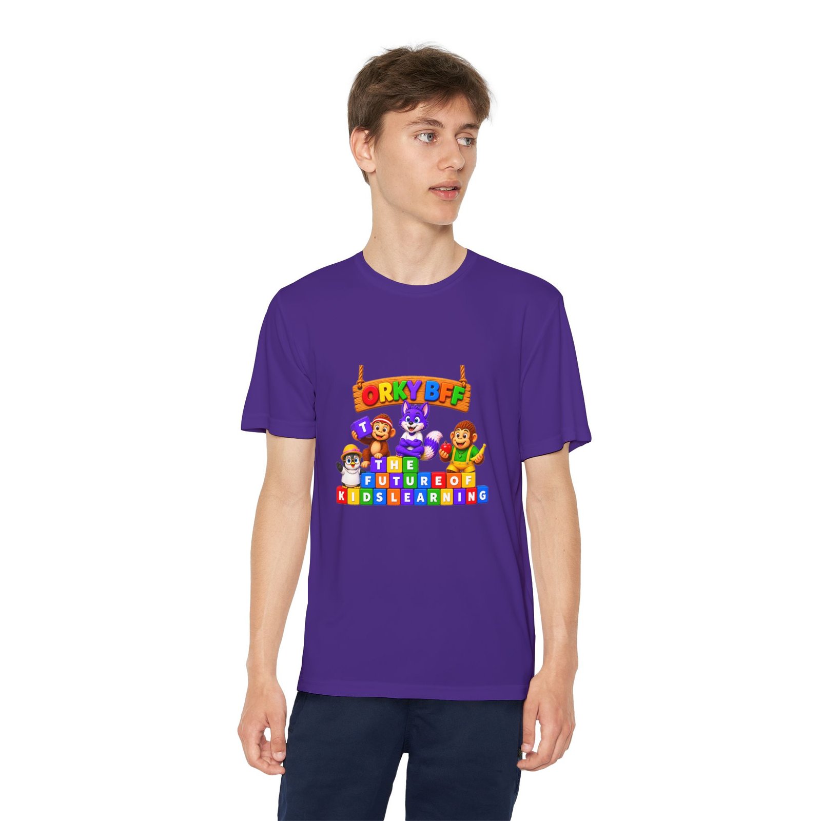 Youth Competitor Tee — 'The Future Kids Learning' - Image 63