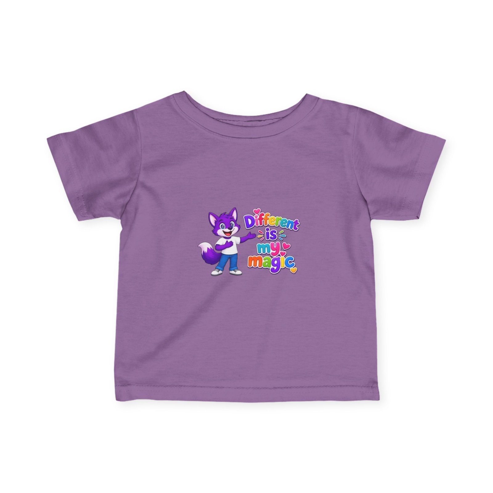 Infant Fine Jersey Tee— "Different is my Magic" - Image 53