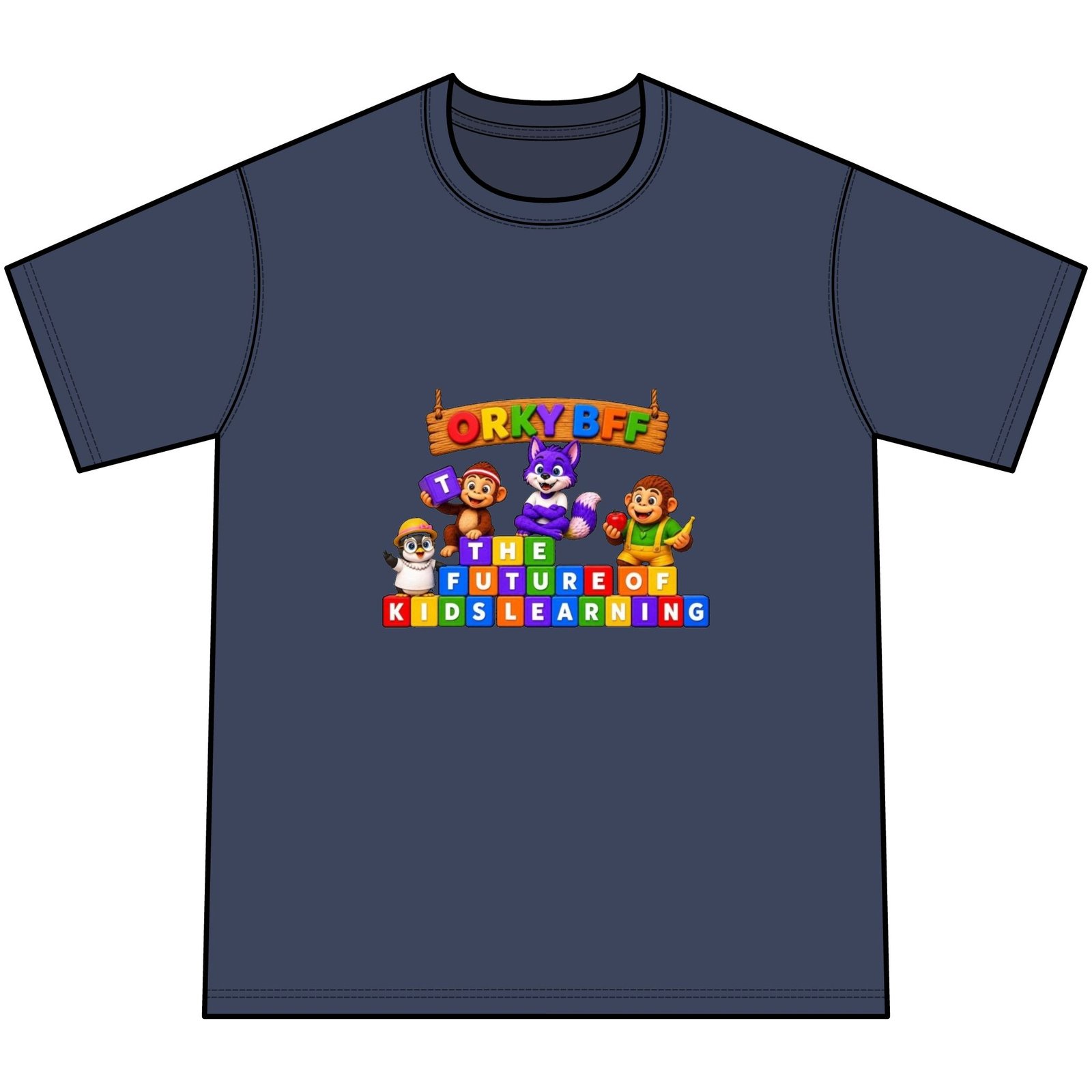 Youth Tie-Dye Tee— "ORKYBEE: The Future of Kids Learning" - Image 31