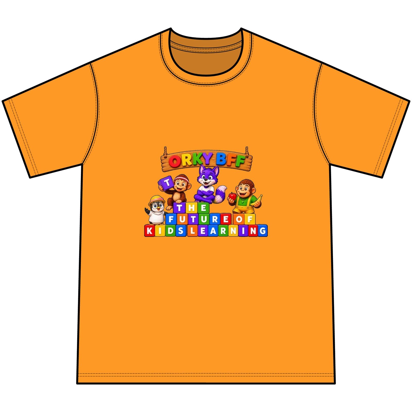 Youth Tie-Dye Tee— "ORKYBEE: The Future of Kids Learning"