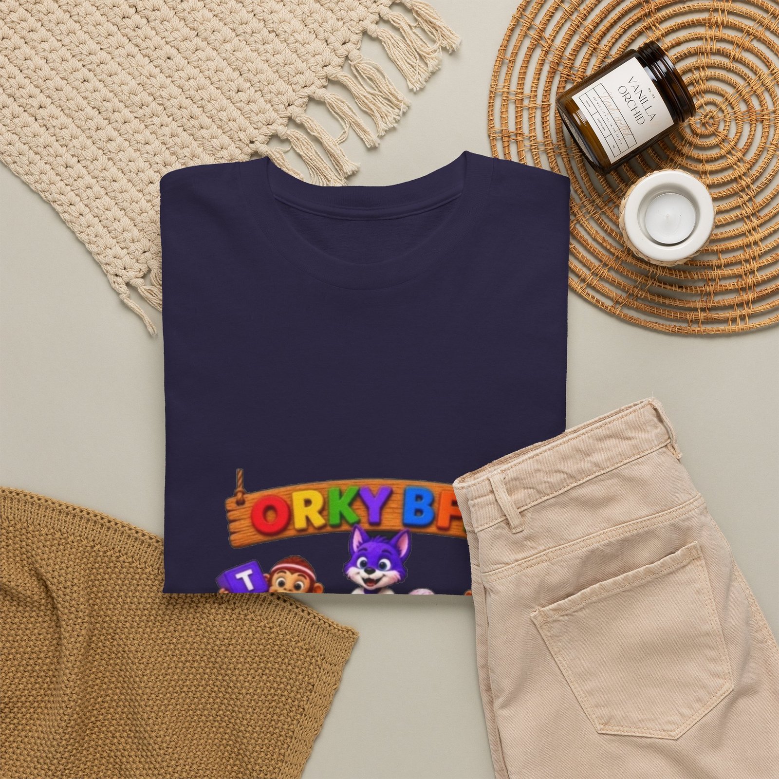 Unisex Heavy Cotton Tee — "ORKYBFF: The Future of Kids Learning" - Image 31