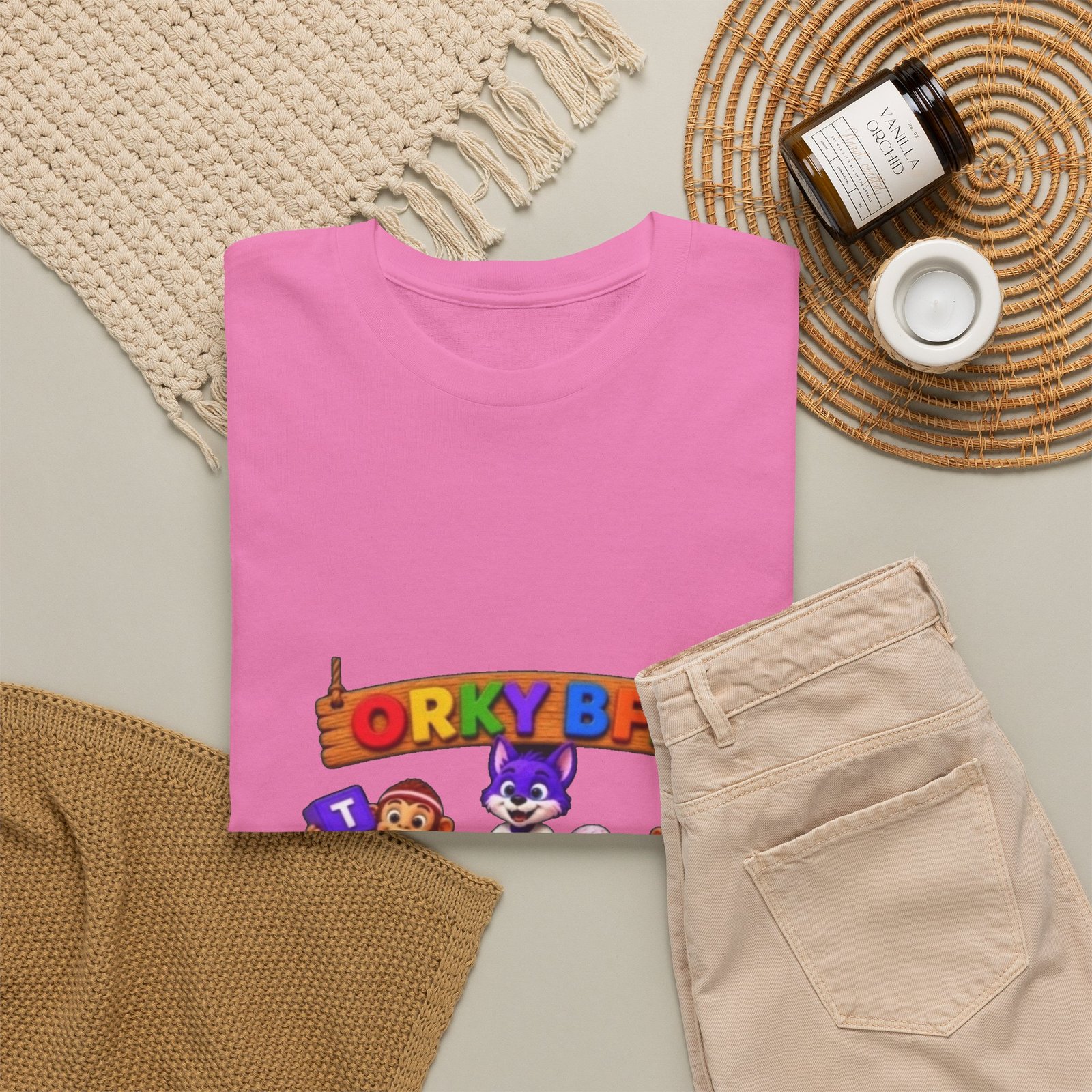 Unisex Heavy Cotton Tee — "ORKYBFF: The Future of Kids Learning" - Image 47