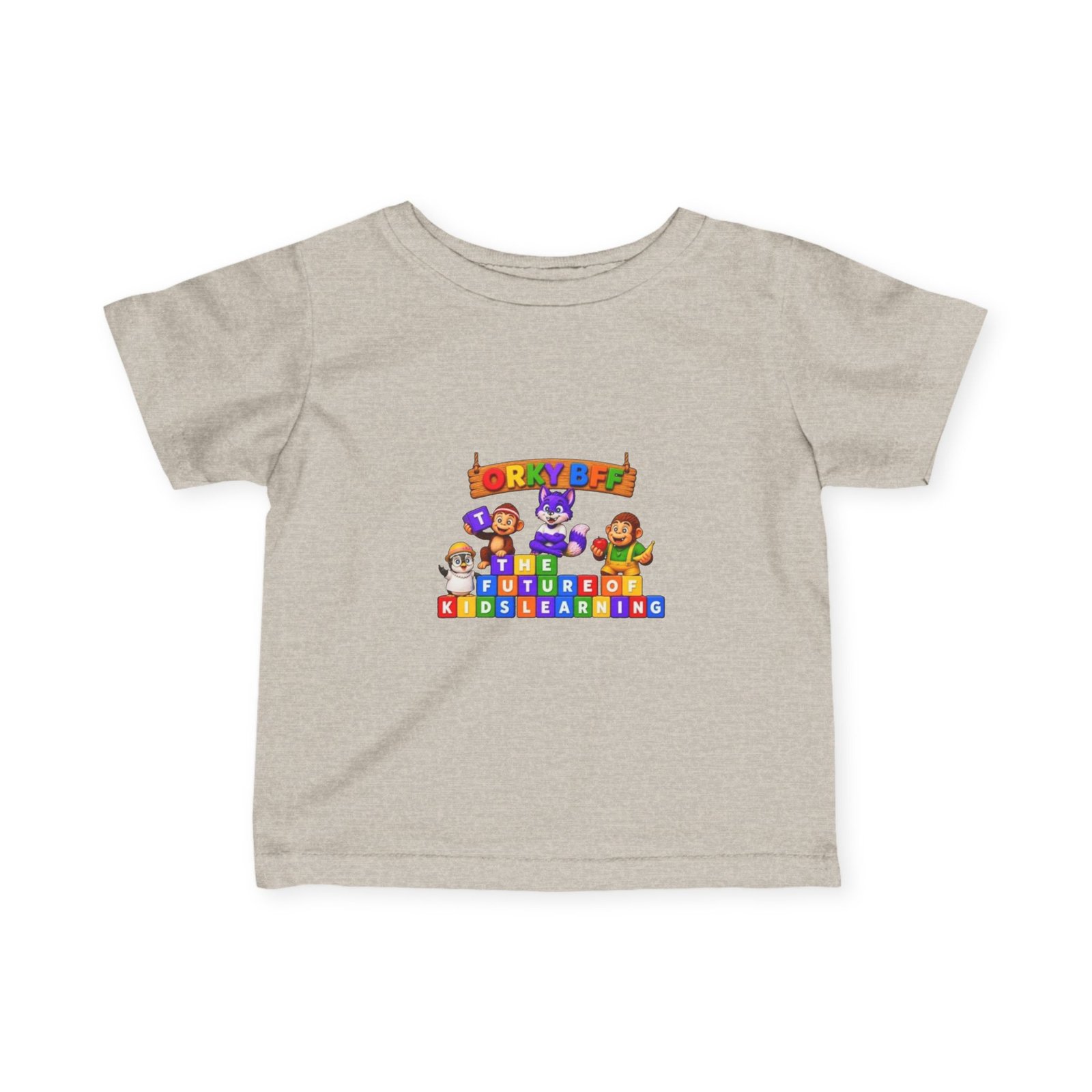 Infant Fine Jersey Tee — "Future Learning" - Image 5