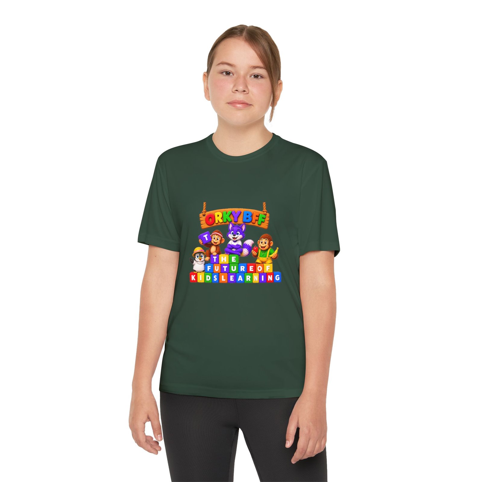Youth Competitor Tee — 'The Future Kids Learning' - Image 44