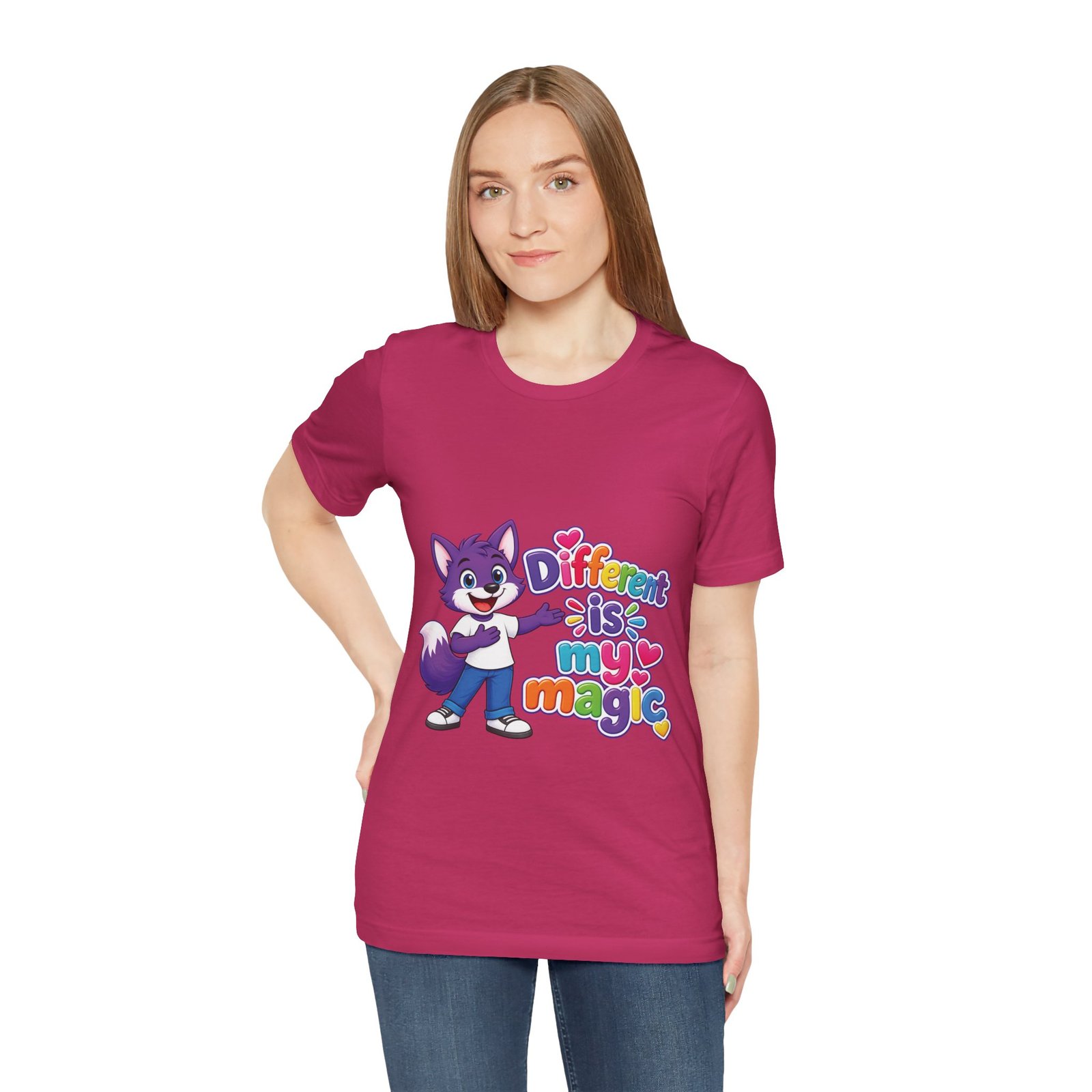 Different is My Magic T-Shirt — Unisex Jersey Short Sleeve Tee - Image 58