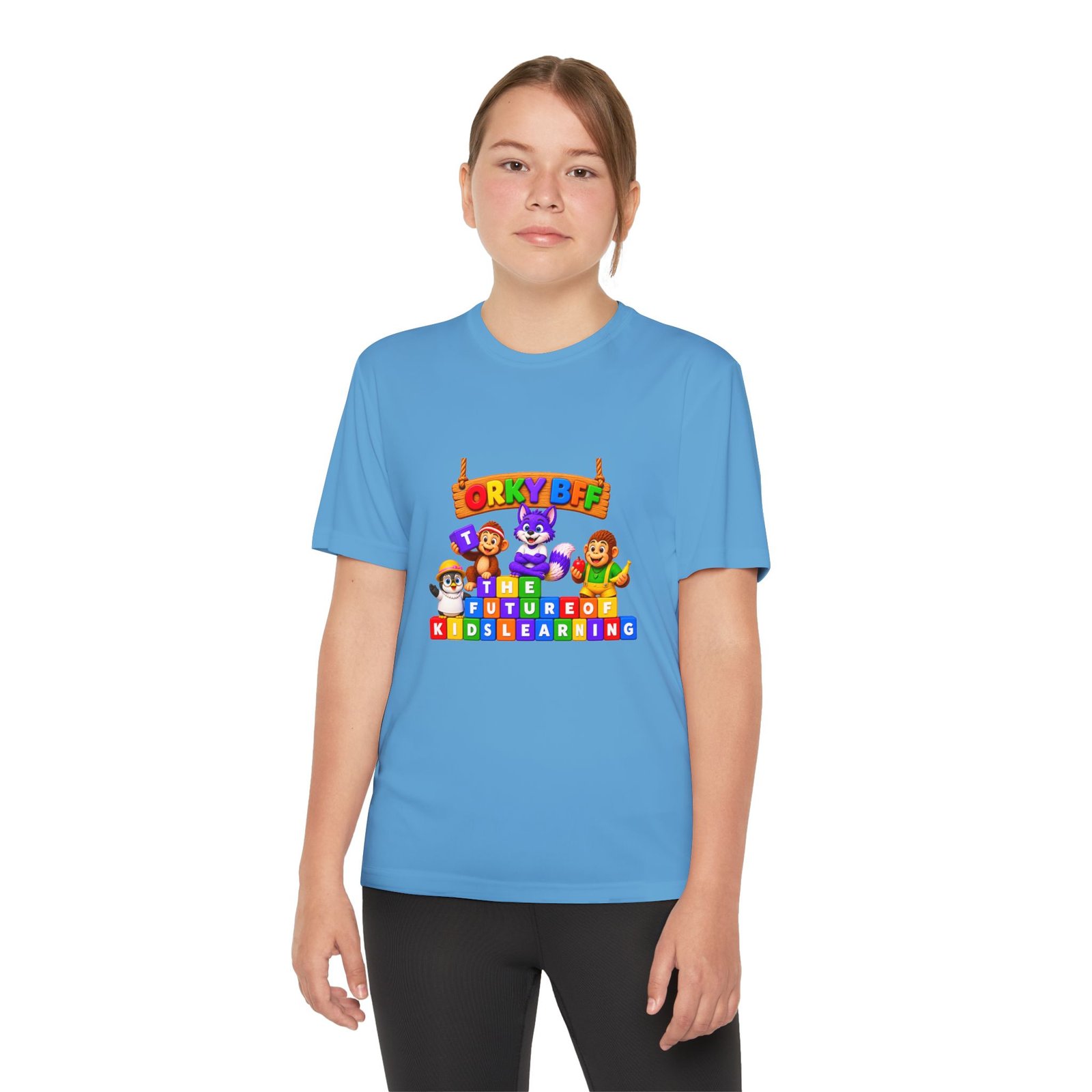 Youth Competitor Tee — 'The Future Kids Learning' - Image 56