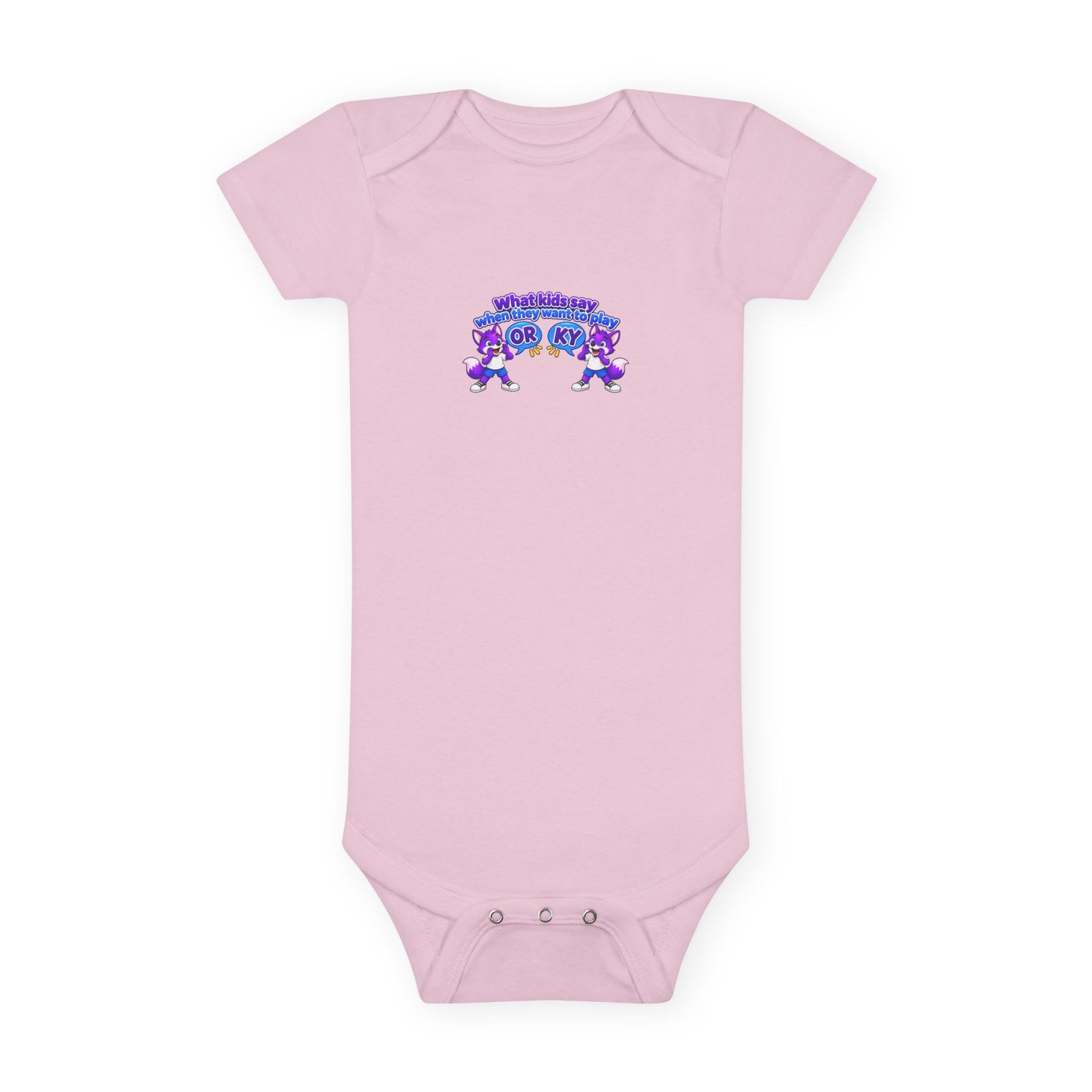 Baby Short Sleeve Onesie® - What Kids Say " - Image 13