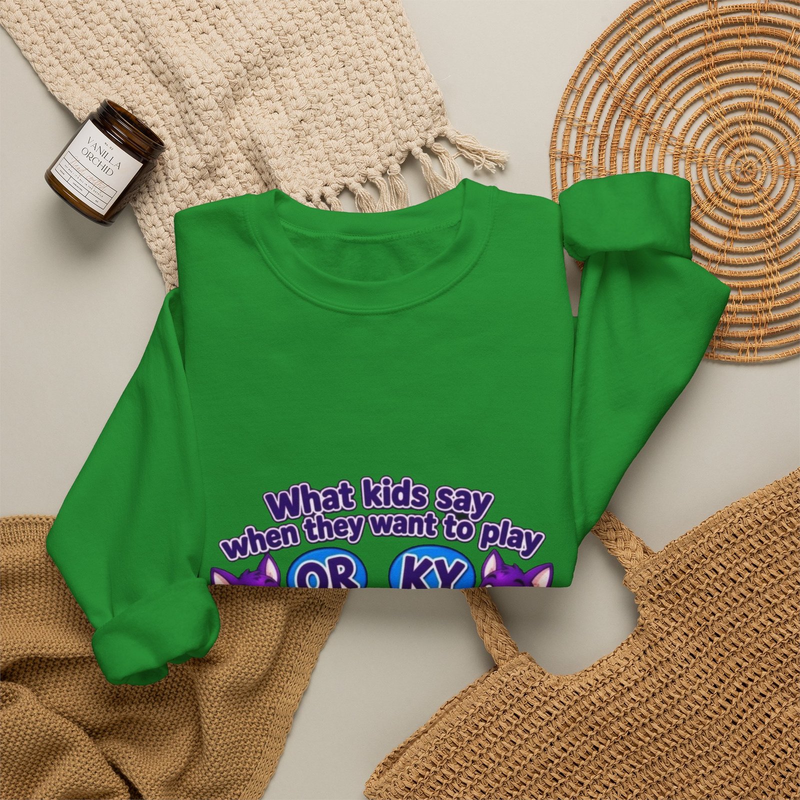 Unisex Heavy Blend™ Crewneck Sweatshirt - 'What Kids Say ' - Image 44