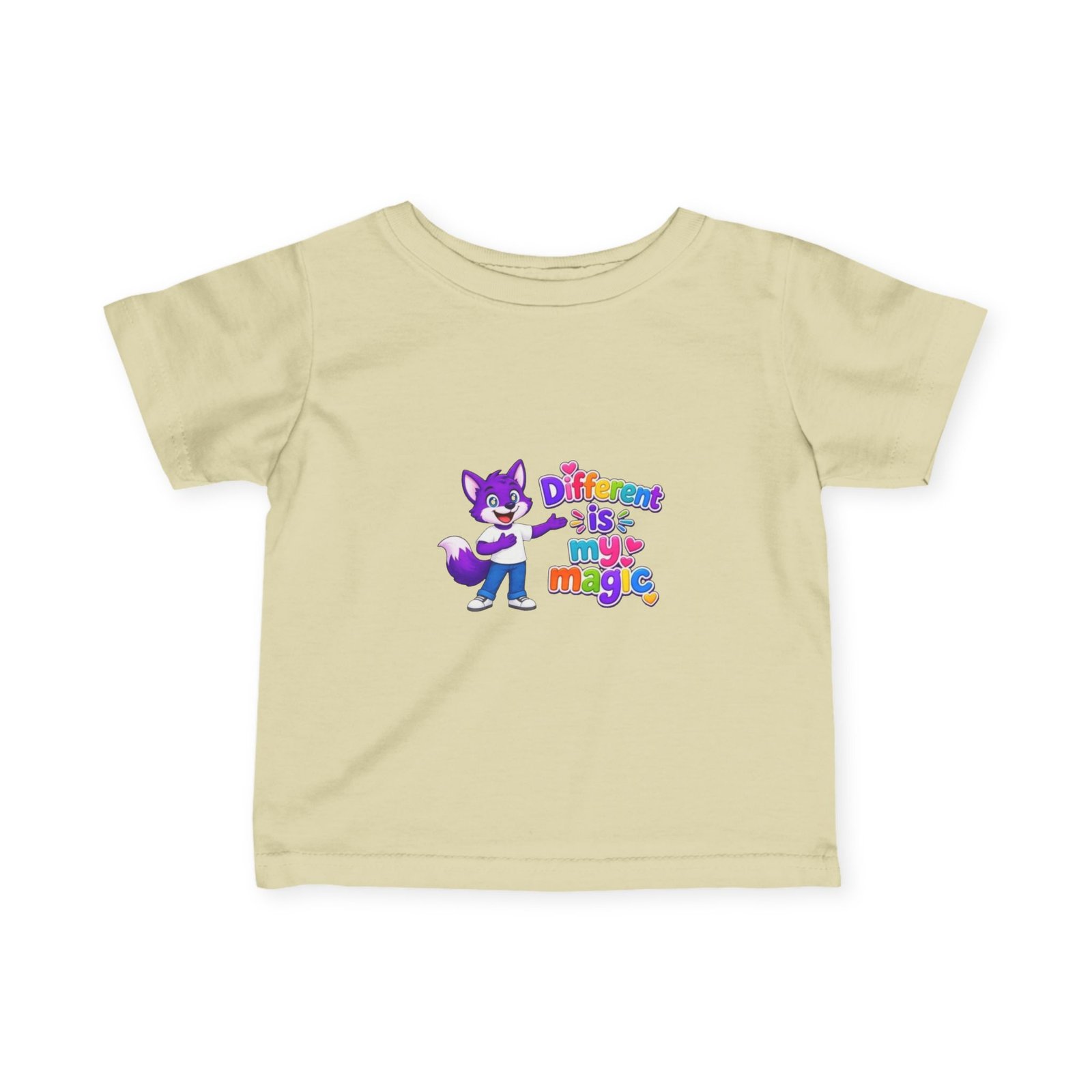Infant Fine Jersey Tee— "Different is my Magic" - Image 13