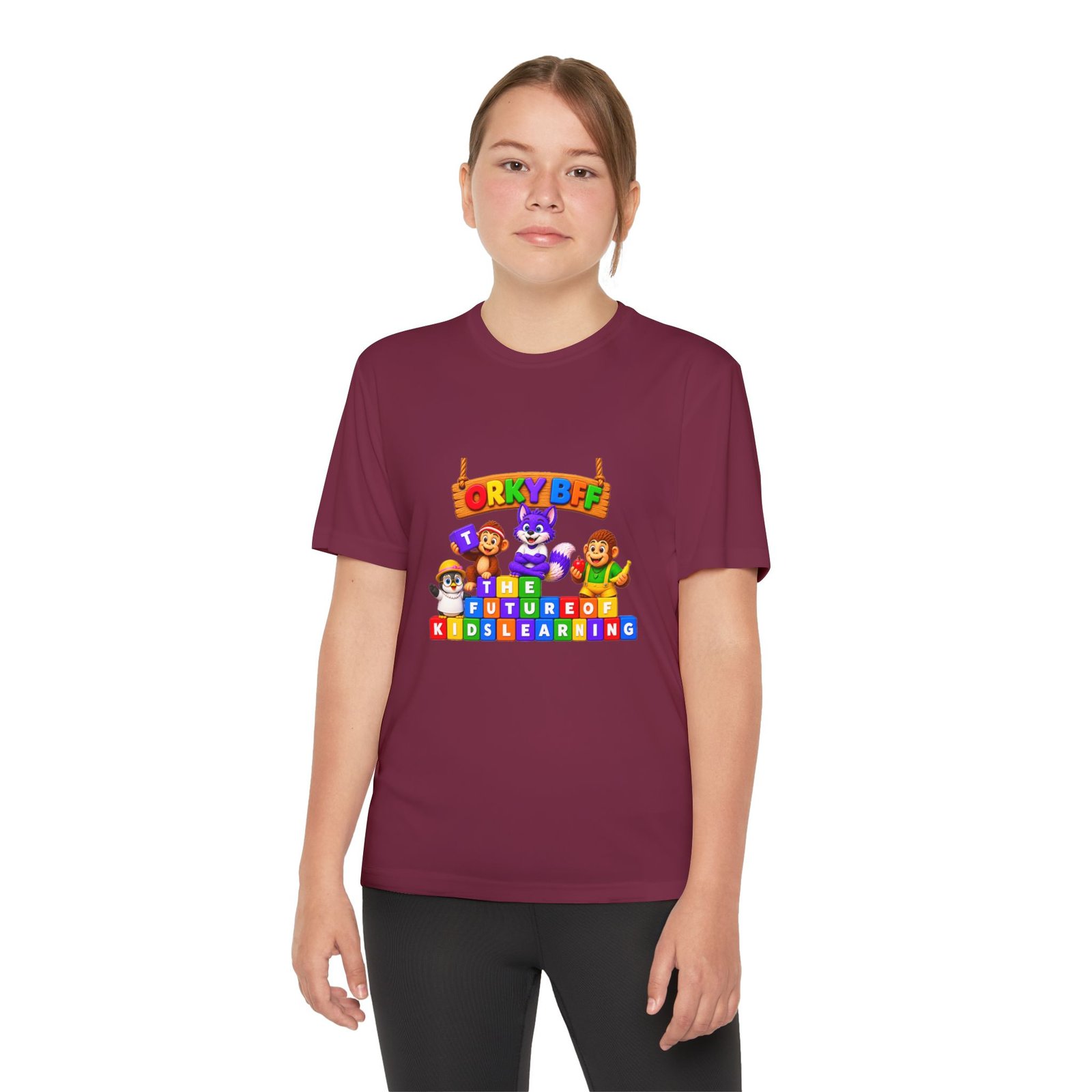 Youth Competitor Tee — 'The Future Kids Learning' - Image 76