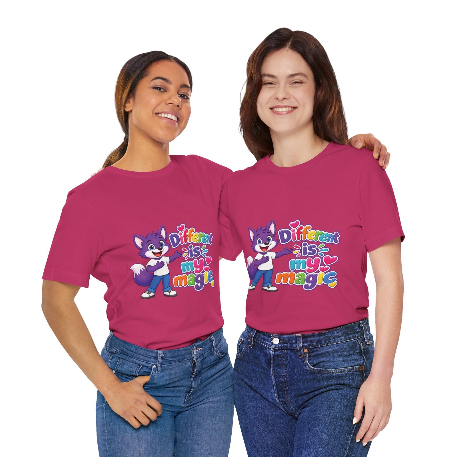 Different is My Magic T-Shirt — Unisex Jersey Short Sleeve Tee - Image 60