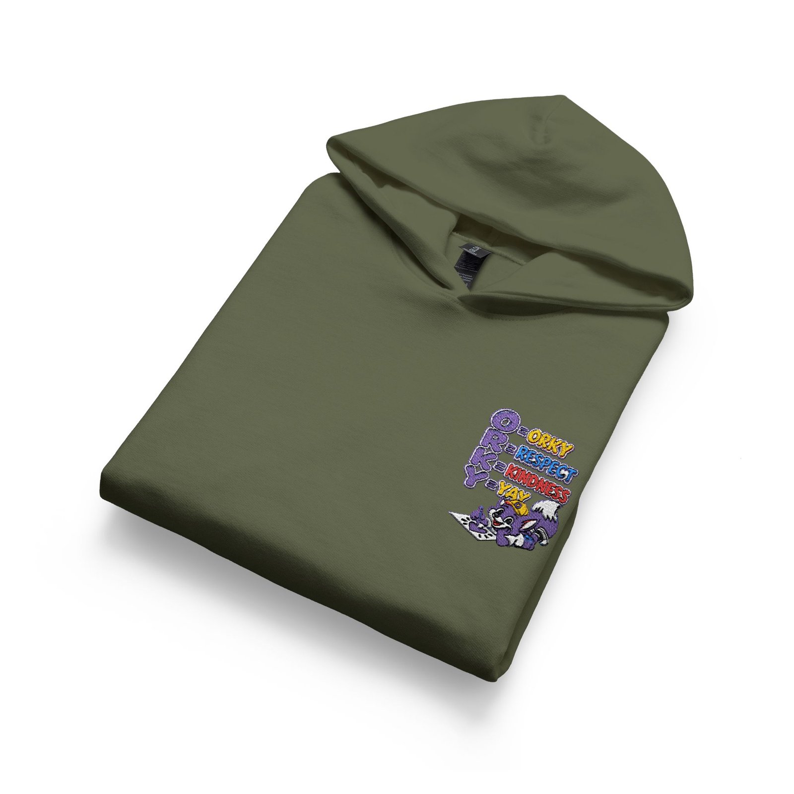 Youth Hoodie — 'Be Kind' Floral Pocket Logo - Image 27