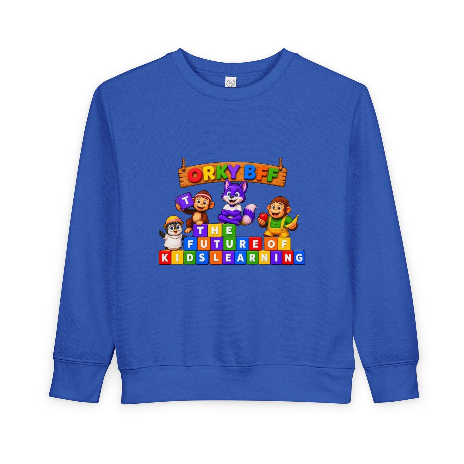 Toddler Sweatshirt — The Future of Kids Learning Orky - Image 13