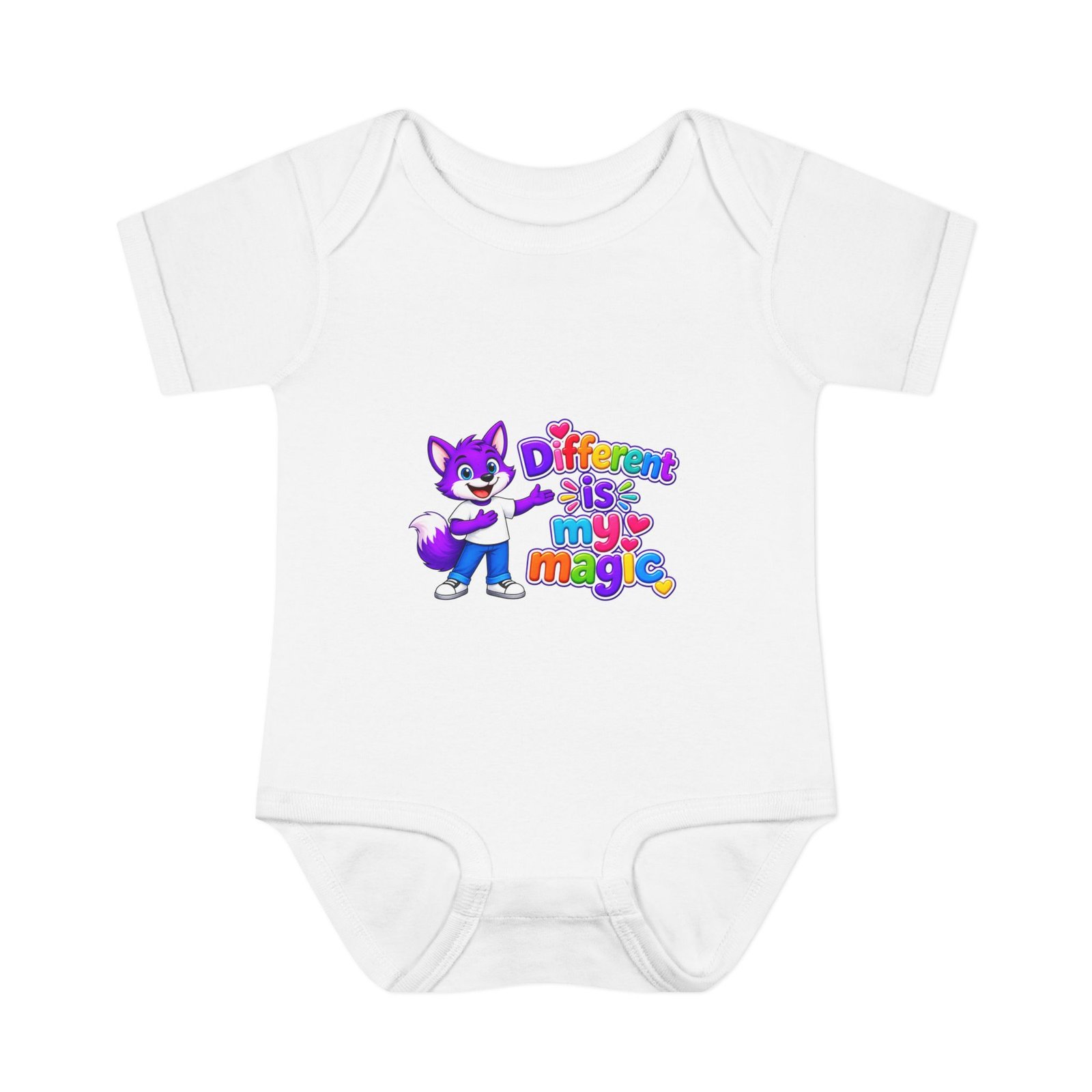 Infant Bodysuit - "Different Is My Magic" - Image 2