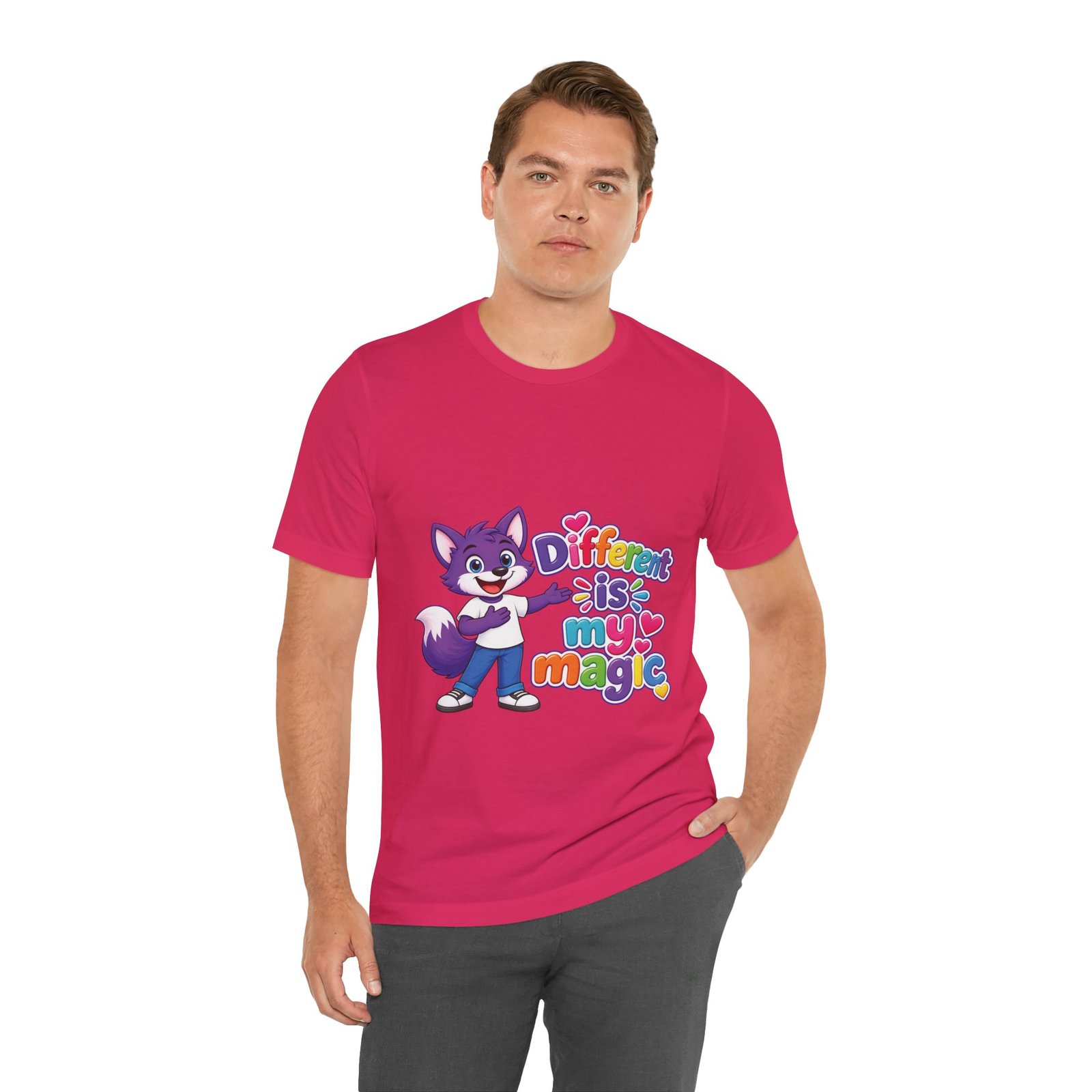 Different is My Magic T-Shirt — Unisex Jersey Short Sleeve Tee - Image 54