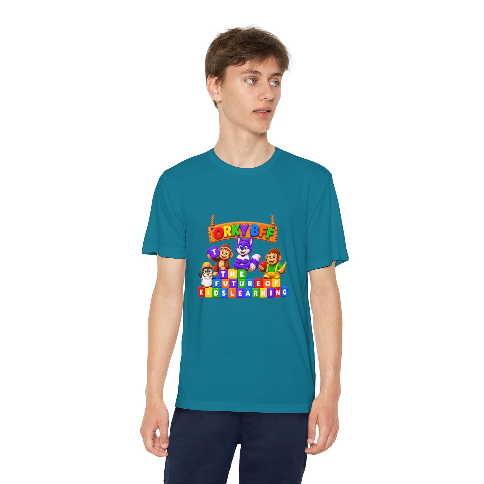 Youth Competitor Tee — 'The Future Kids Learning' - Image 51