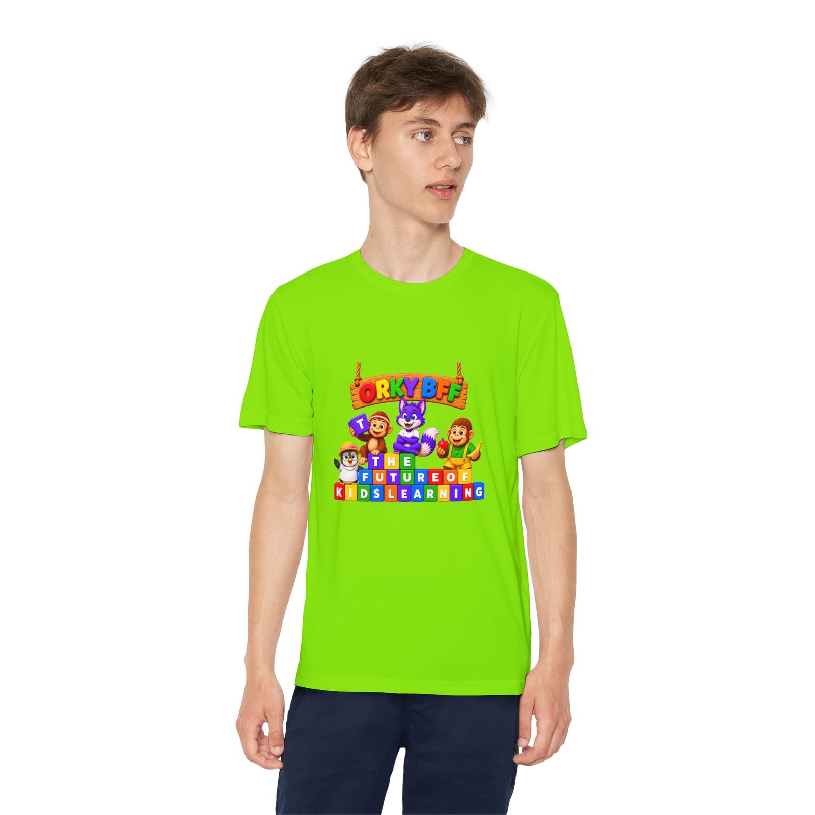 Youth Competitor Tee — 'The Future Kids Learning' - Image 35