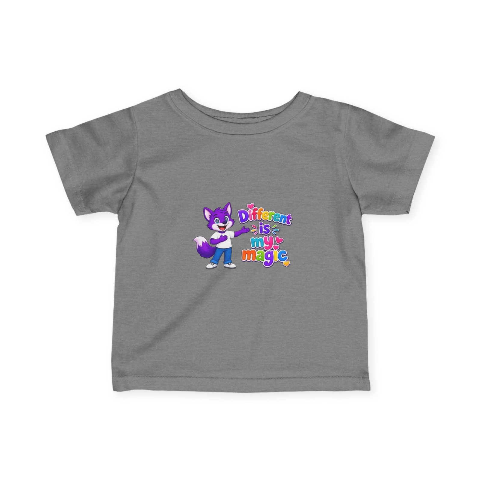 Infant Fine Jersey Tee— "Different is my Magic" - Image 33