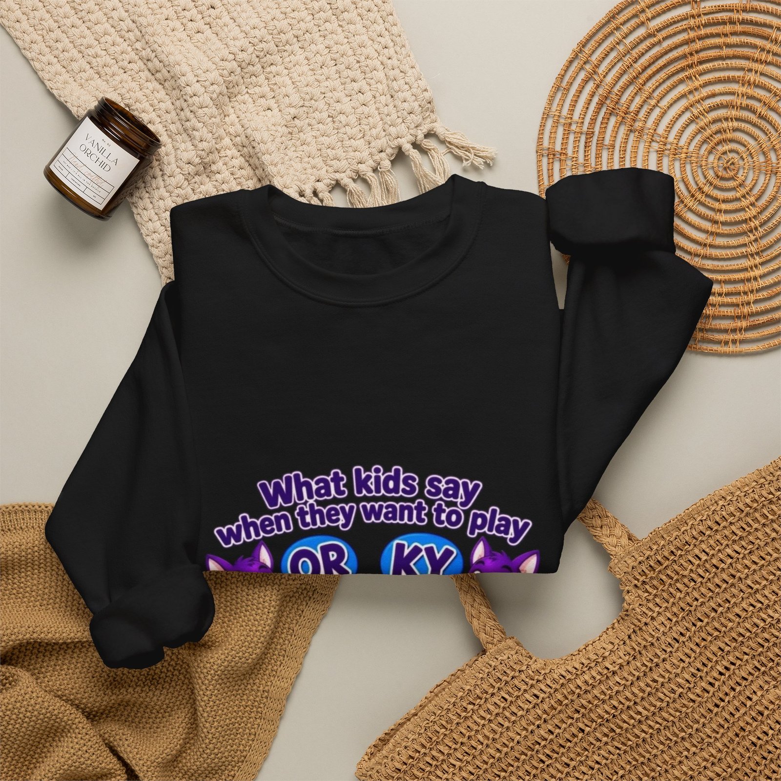 Unisex Heavy Blend™ Crewneck Sweatshirt - 'What Kids Say ' - Image 19