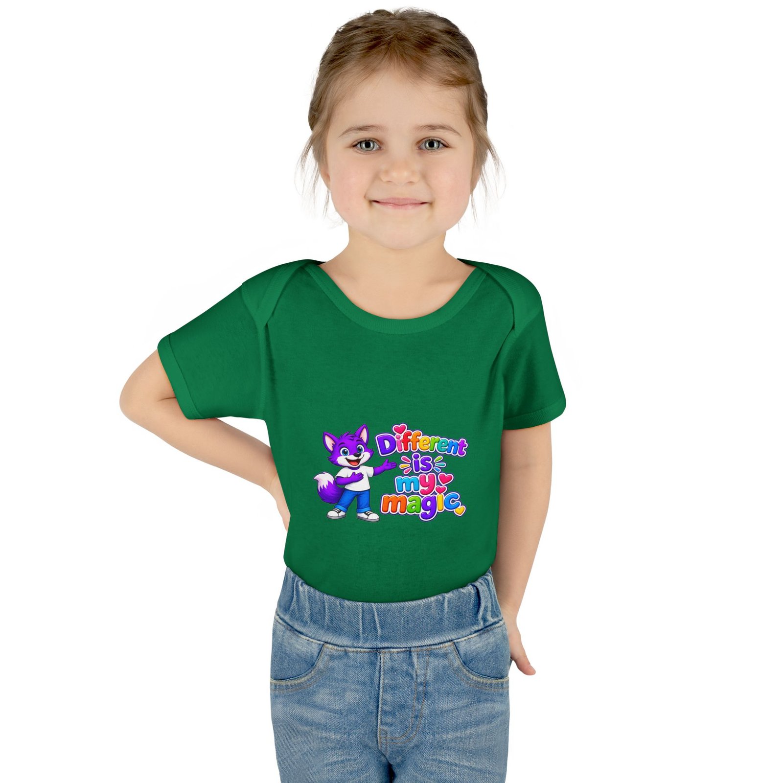 Infant Bodysuit - "Different Is My Magic" - Image 36
