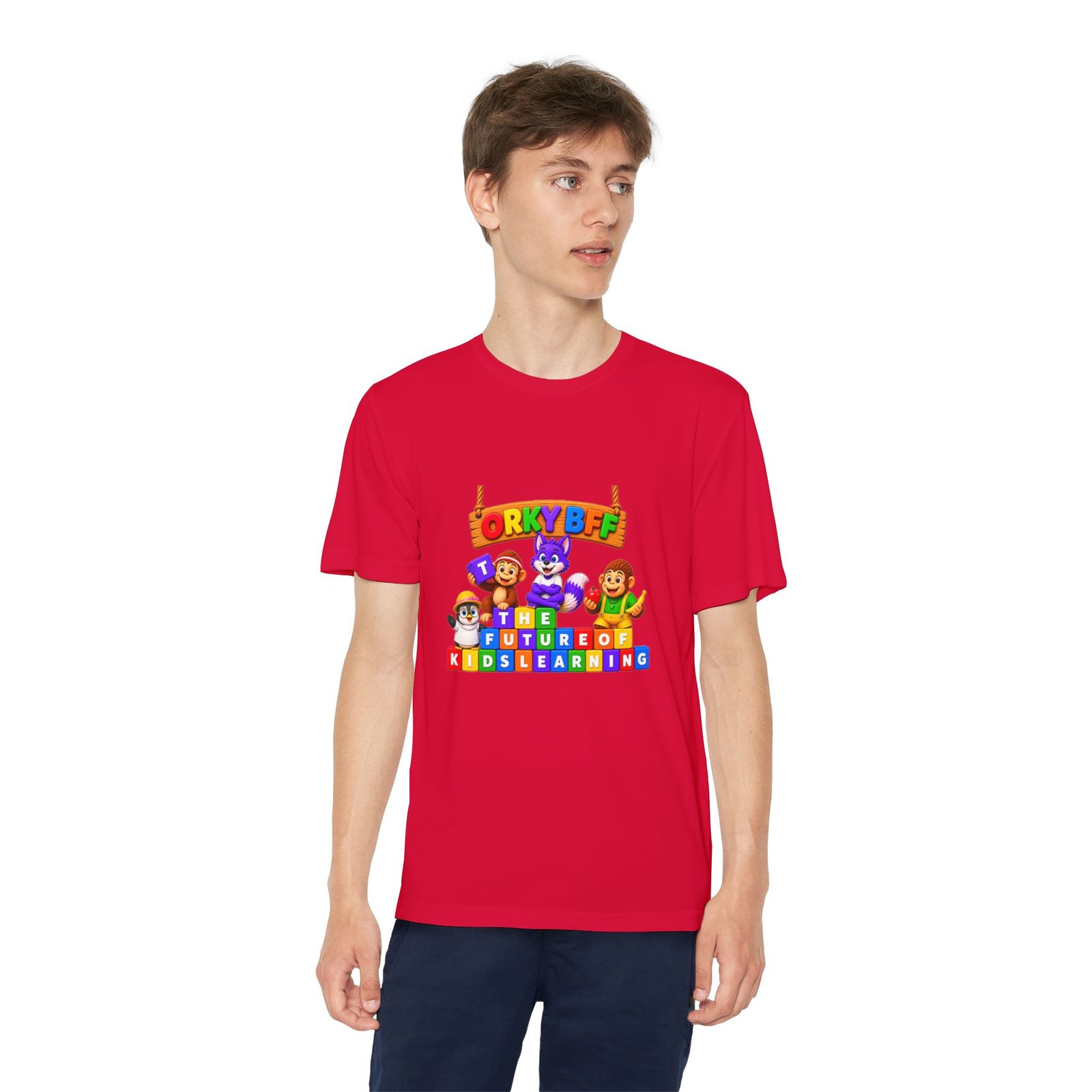 Youth Competitor Tee — 'The Future Kids Learning' - Image 67