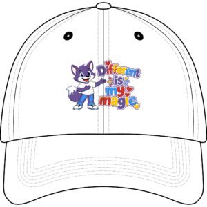 Youth Baseball Cap — "Different is My Magic"