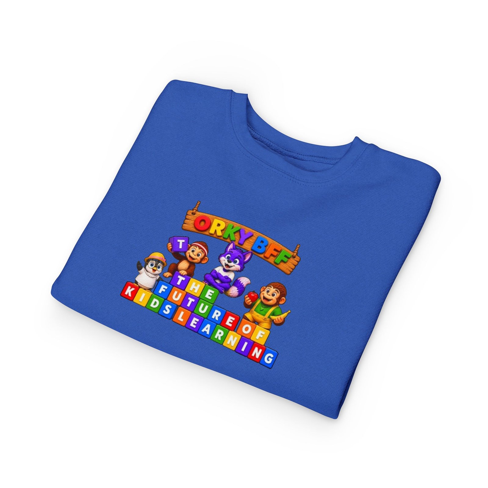 Toddler Sweatshirt — The Future of Kids Learning Orky - Image 15