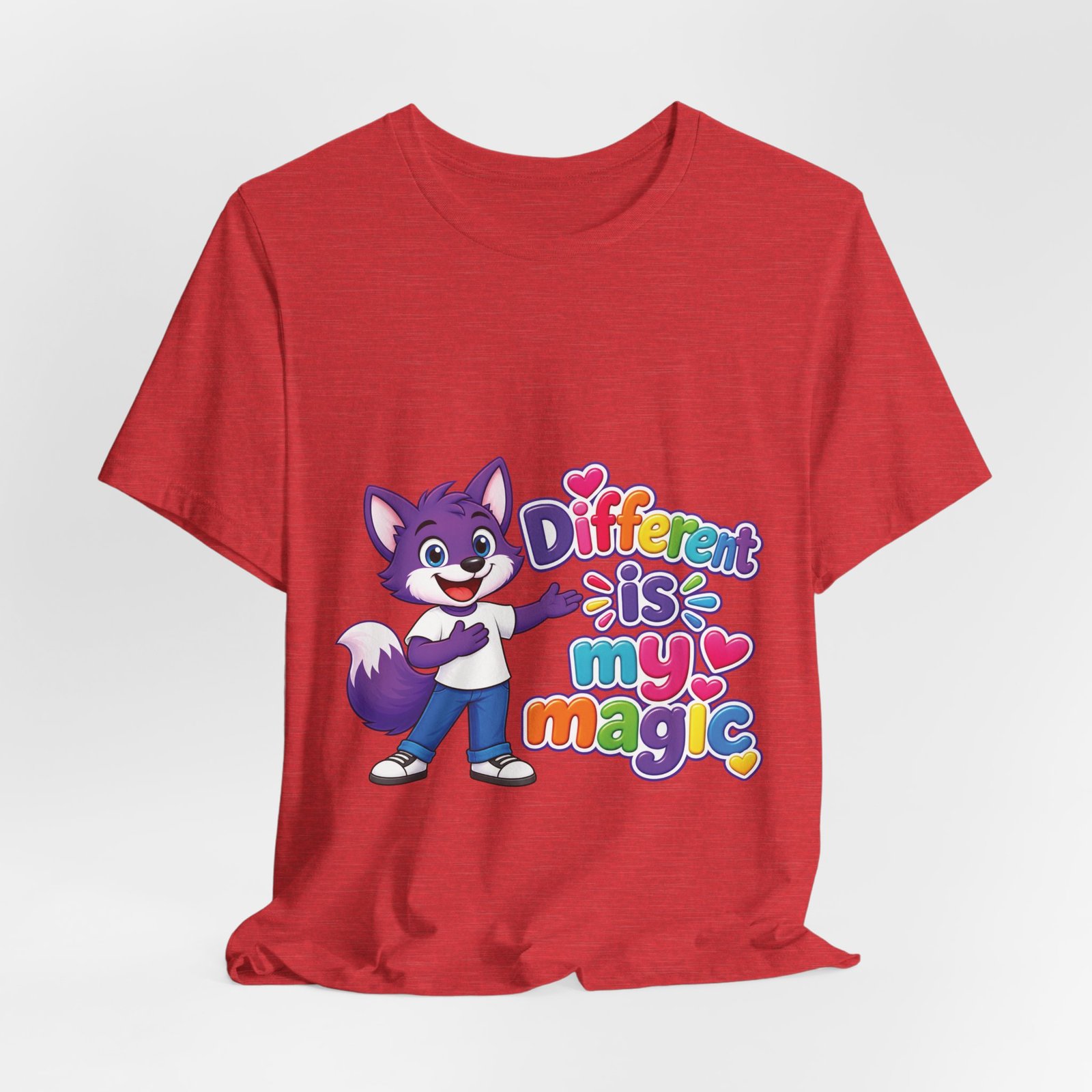 Different is My Magic T-Shirt — Unisex Jersey Short Sleeve Tee - Image 67