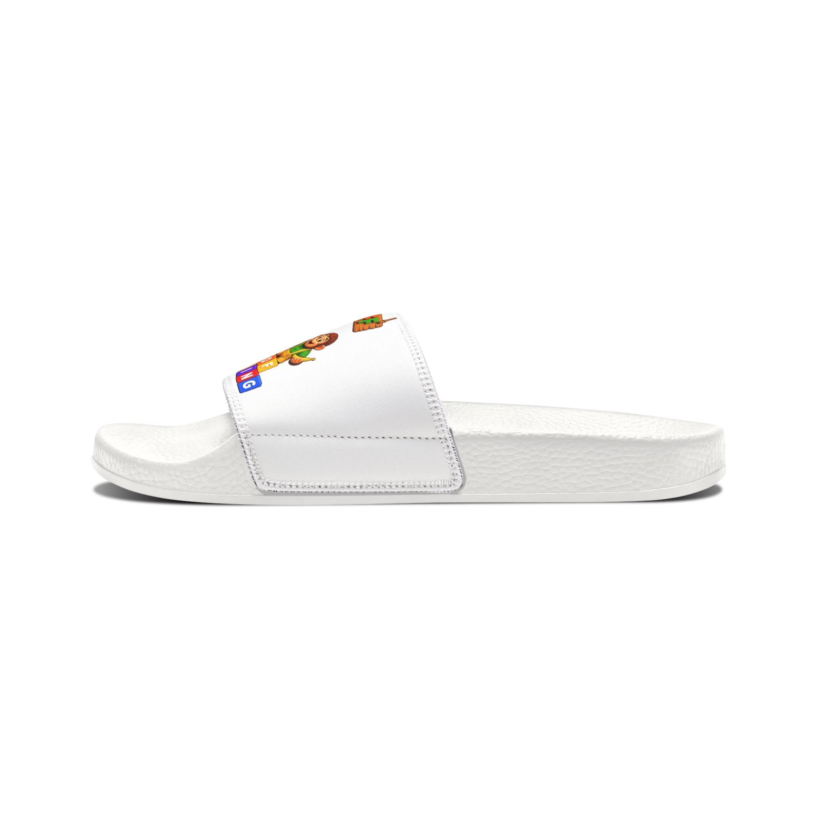 Youth Removable-Strap Sandals — Colorful Cartoon Friends Design - Image 4