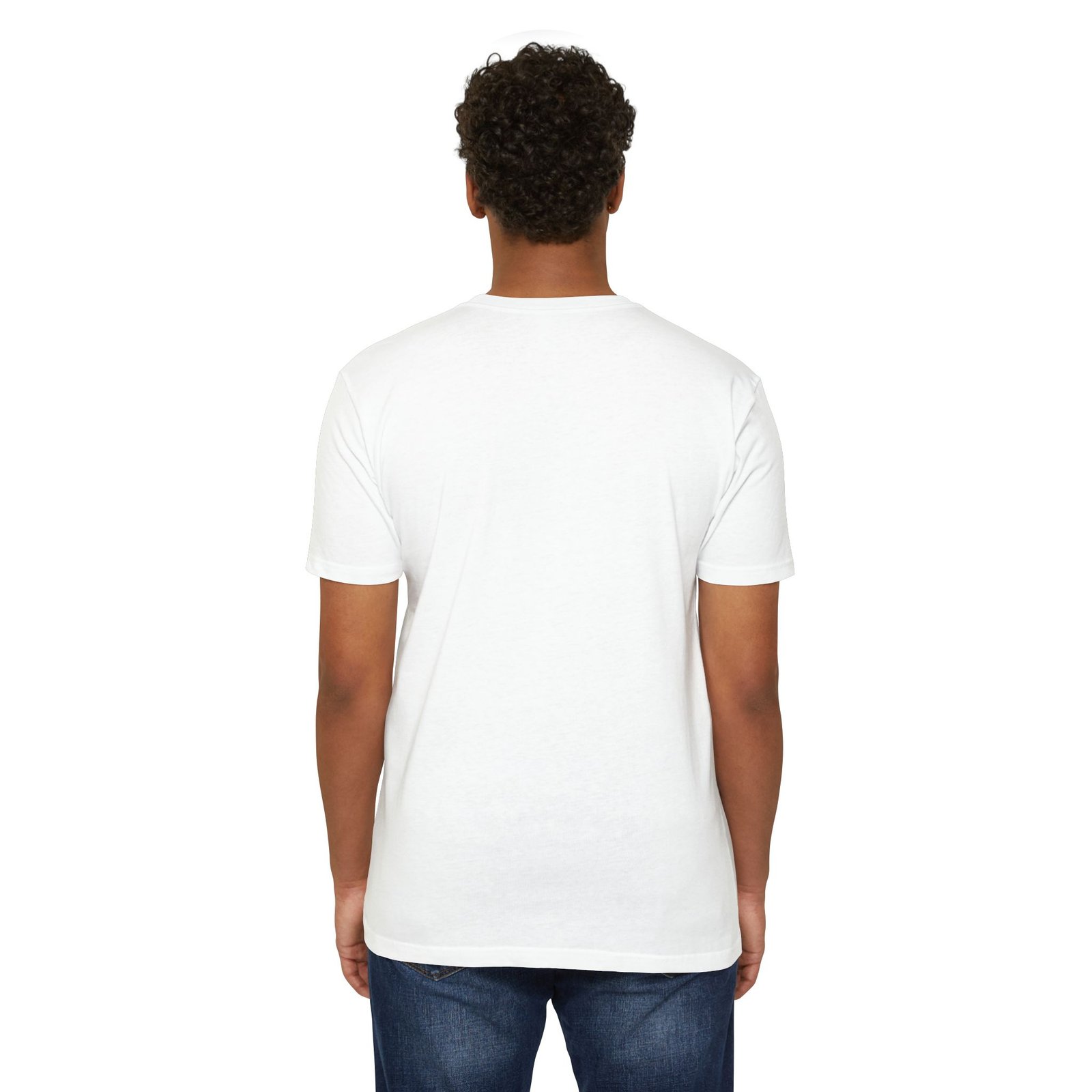 Unisex CVC Jersey T-shirt— "Different Is My Magic" Cute Purple Fox - Image 19