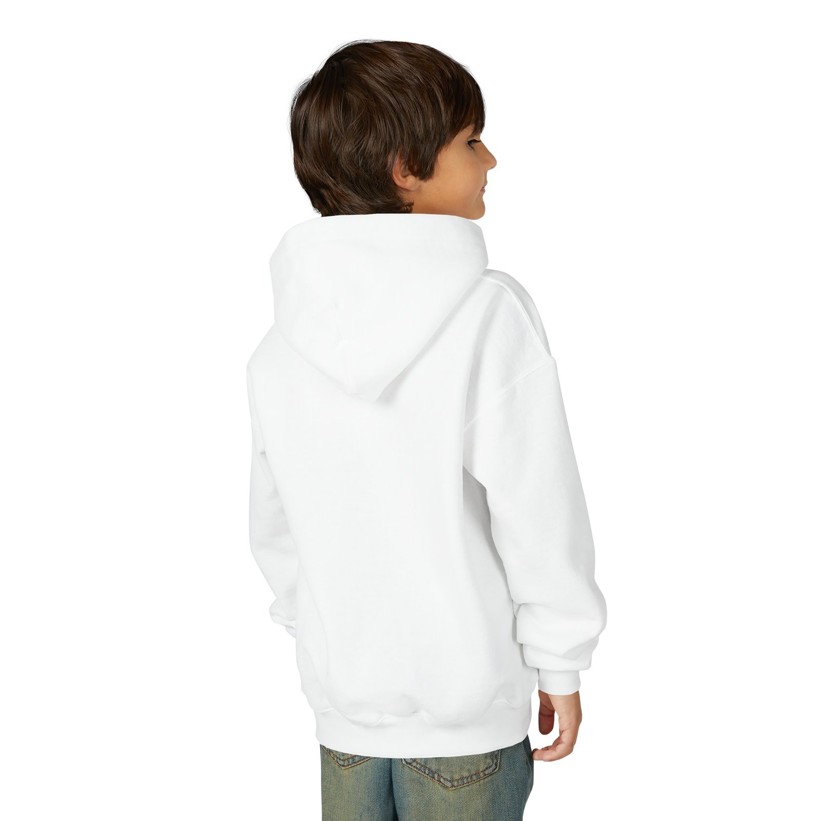 Youth Heavy Blend Hooded Sweatshirt – " The Future of Kids Learning" - Image 4