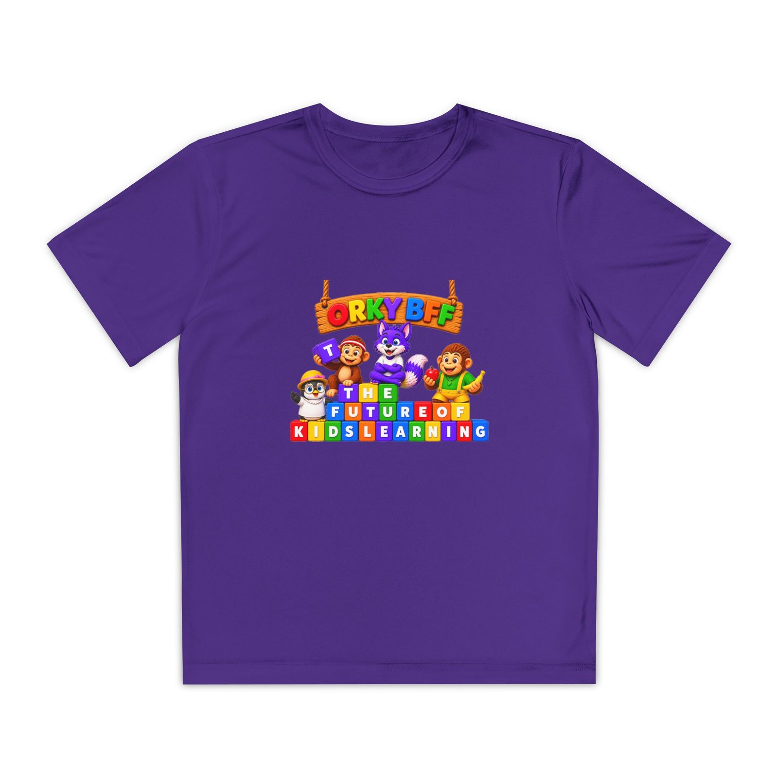 Youth Competitor Tee — 'The Future Kids Learning' - Image 61