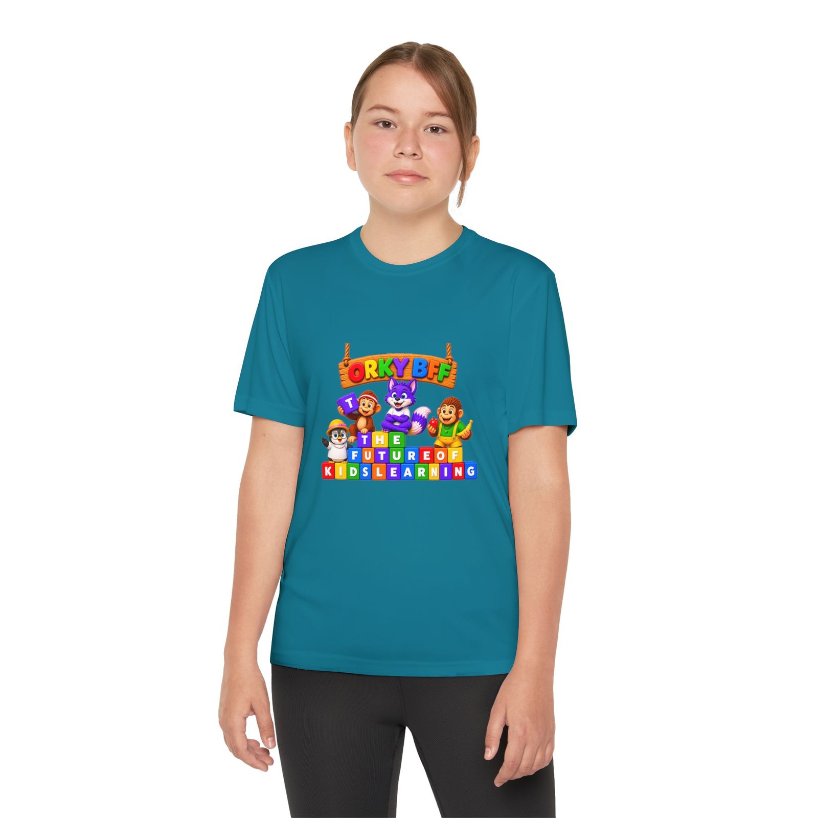 Youth Competitor Tee — 'The Future Kids Learning' - Image 52