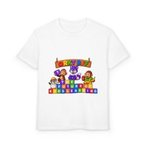 Youth DryBlend® T-Shirt— "The Future of Kids Learning" Colorful Block Character Tee