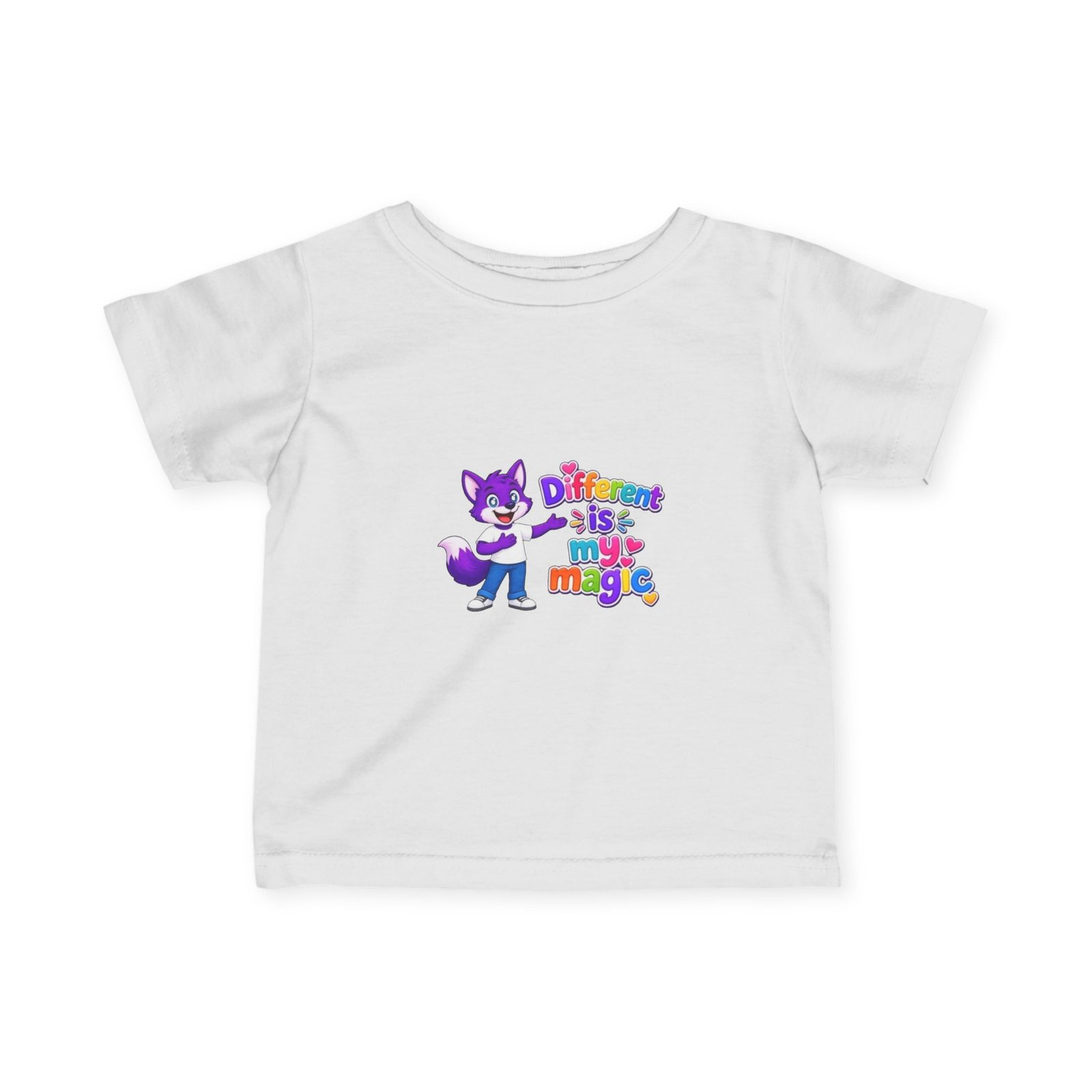 Infant Fine Jersey Tee— "Different is my Magic"