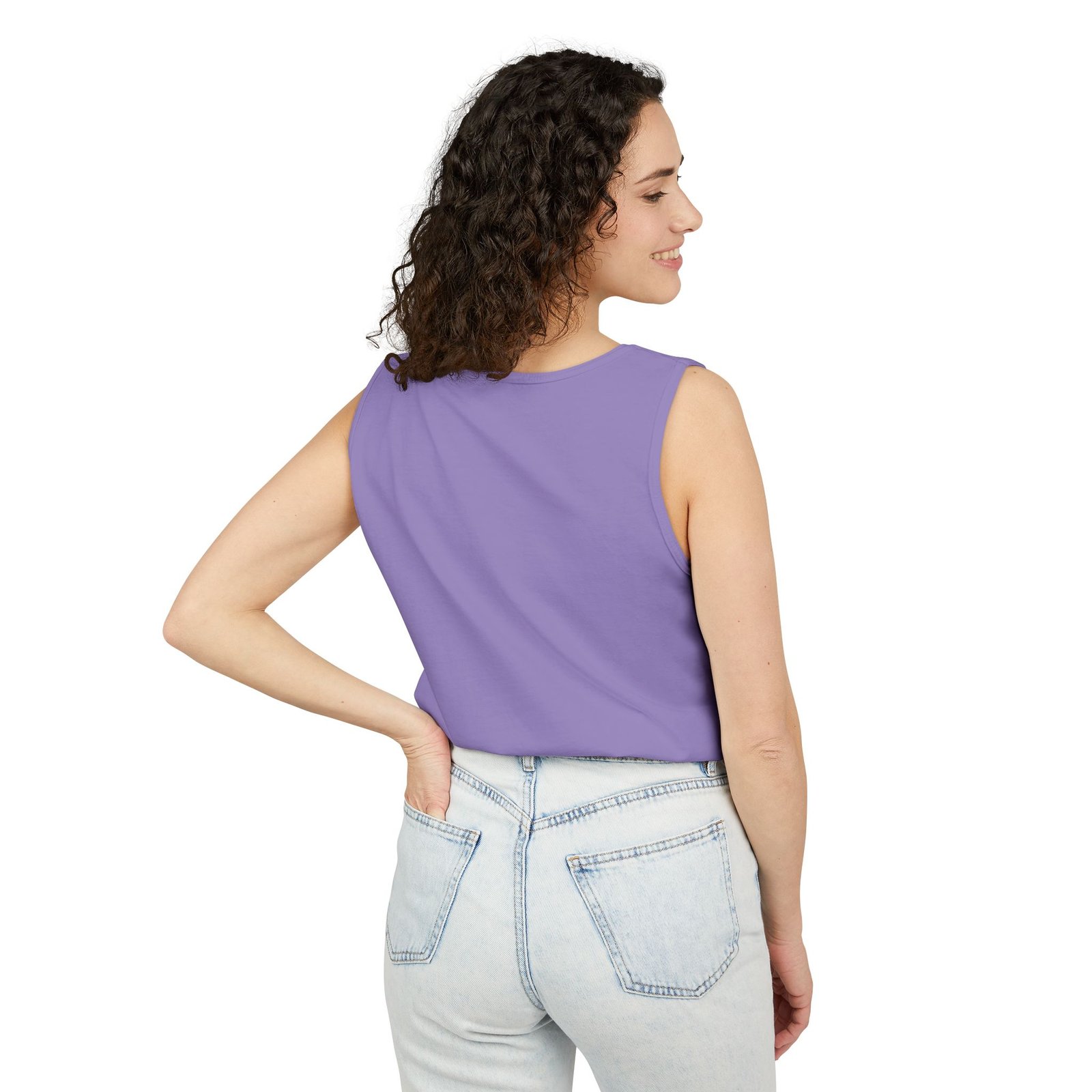 Unisex Garment-Dyed Tank Top — 'ORKY BFF: The Future of Kids Learning' Colorful Playful Tee - Image 54