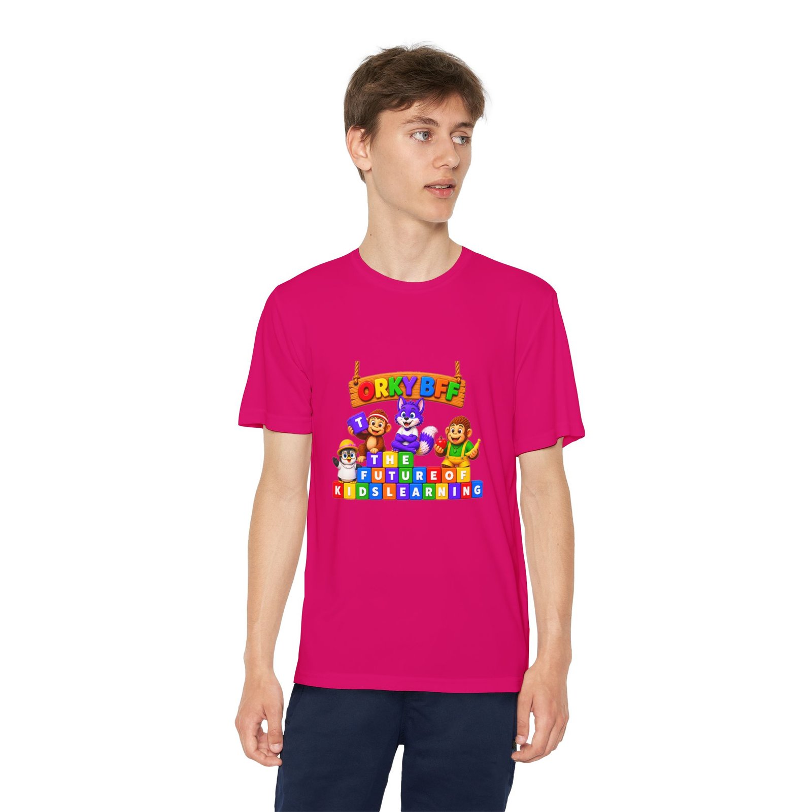 Youth Competitor Tee — 'The Future Kids Learning' - Image 71